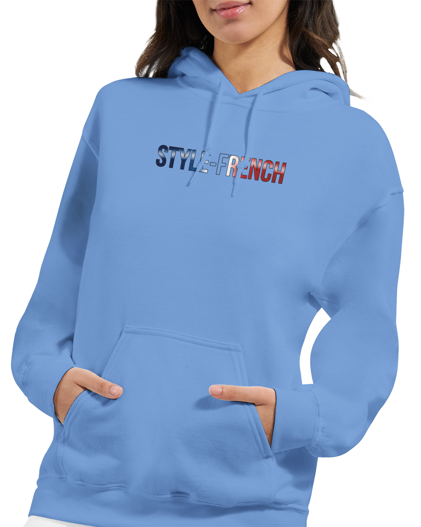 Rosa Kapuzenpullover für Damen Kathedrale Klassisch | Gildan® 18500