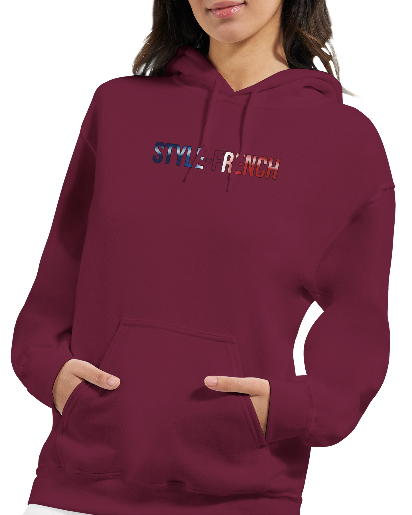 Rosa Kapuzenpullover für Damen Kathedrale Klassisch | Gildan® 18500