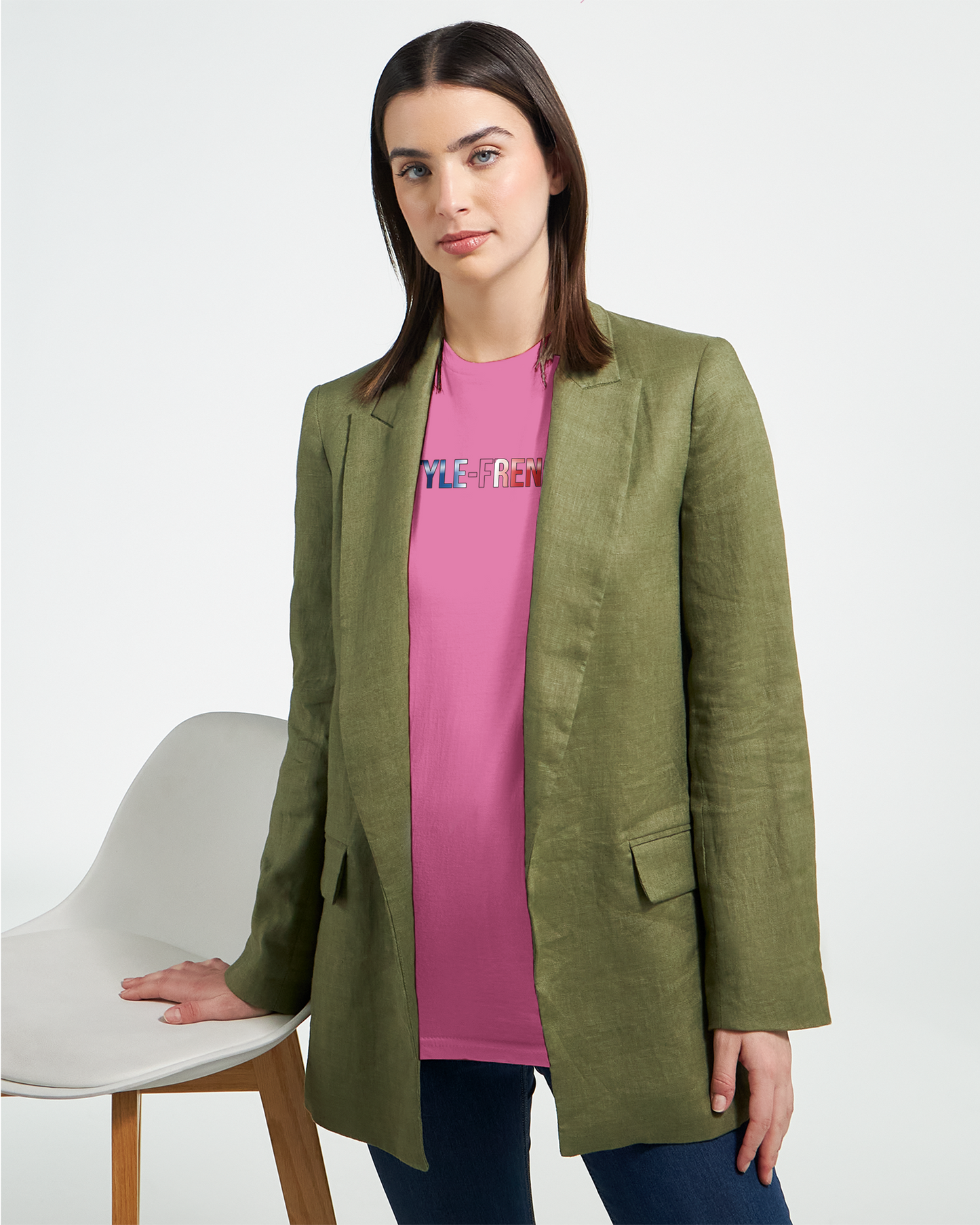 T-Shirt Freiheit Damen französischer Stil klassischer Rundhalsausschnitt | Gildan® 64000L