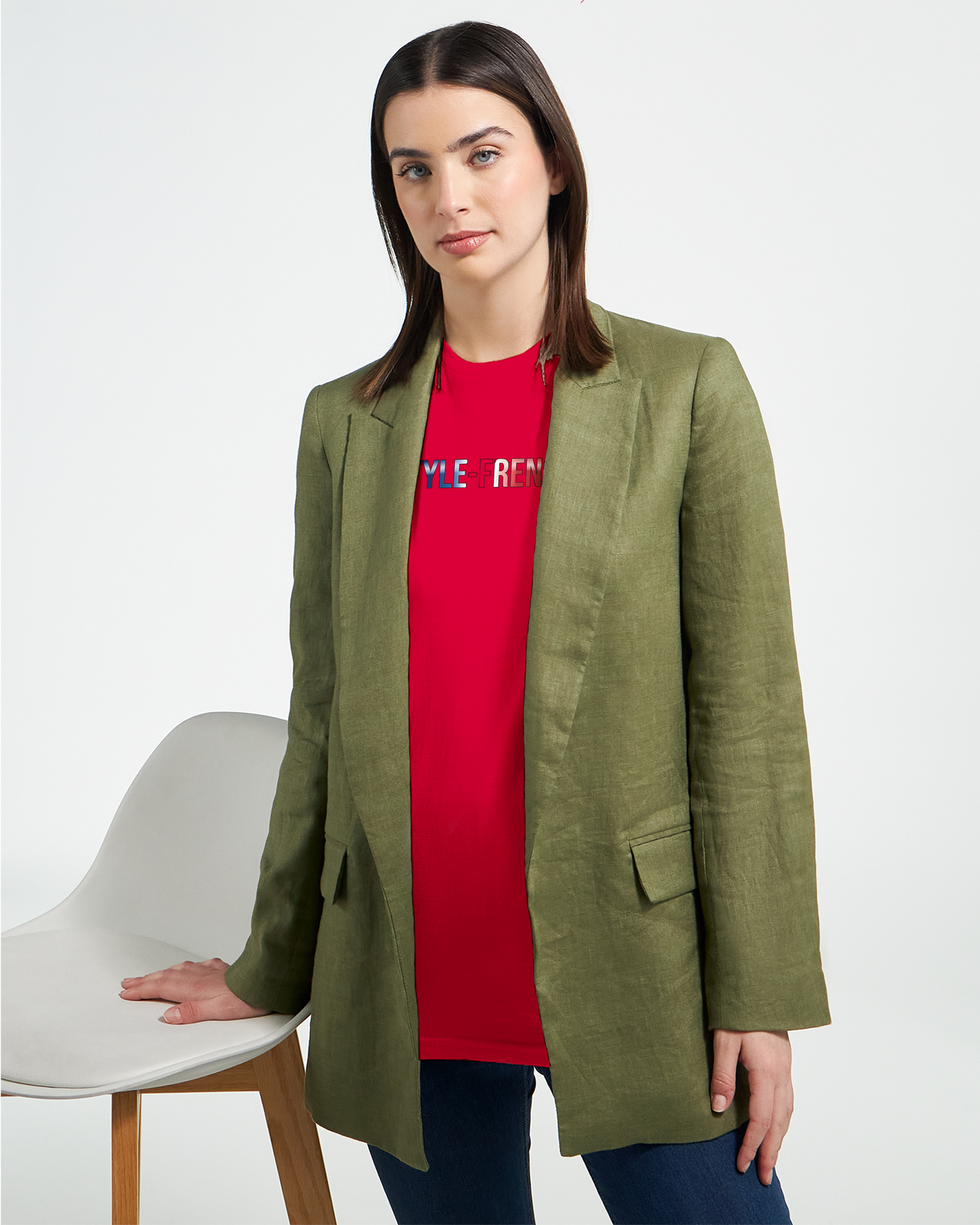 T-Shirt Freiheit Damen französischer Stil klassischer Rundhalsausschnitt | Gildan® 64000L