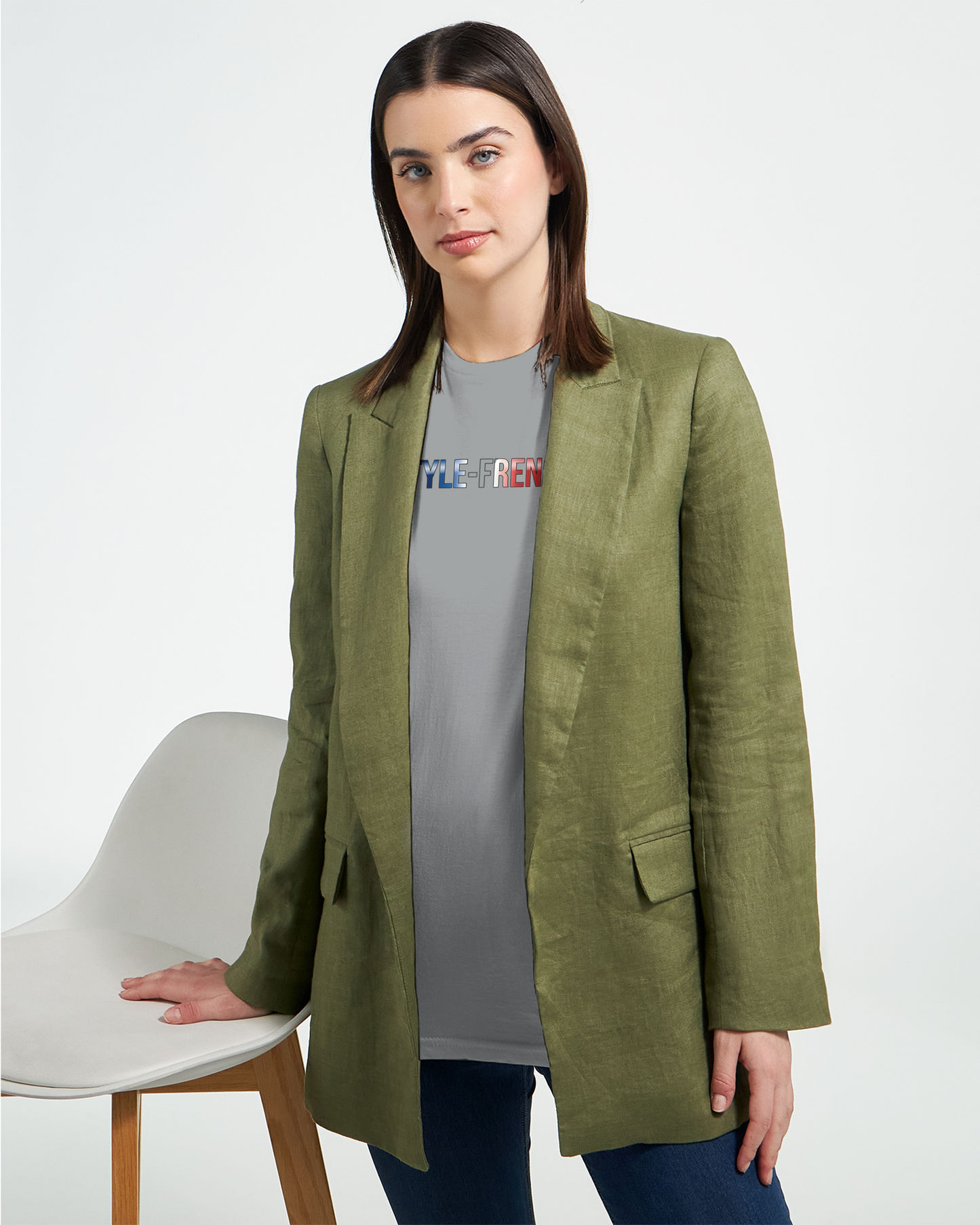 T-Shirt Freiheit Damen französischer Stil klassischer Rundhalsausschnitt | Gildan® 64000L