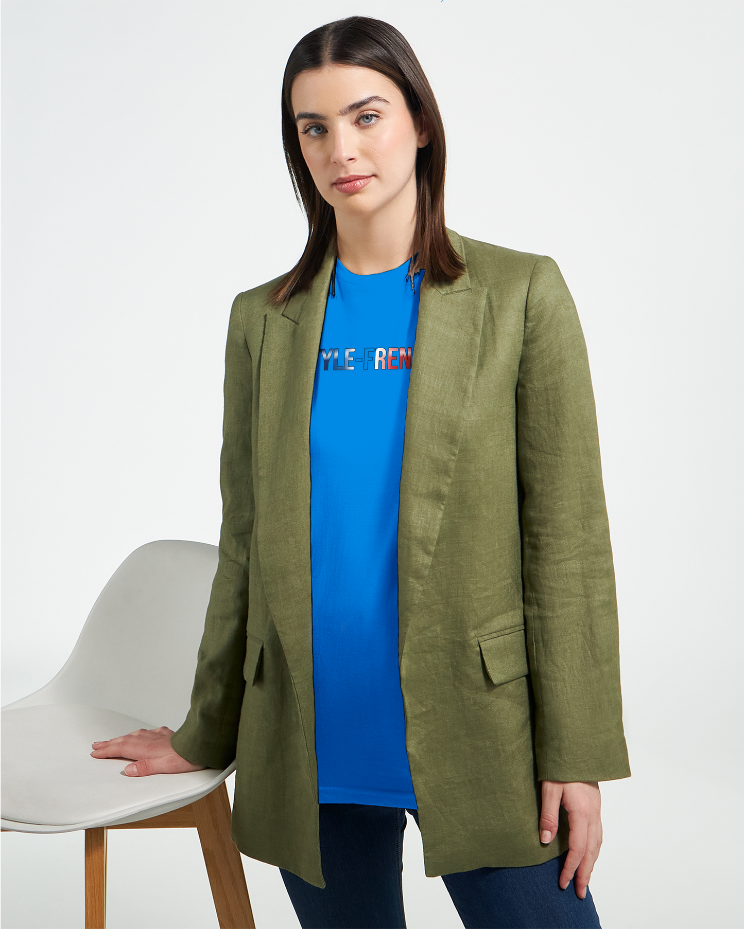 T-Shirt Freiheit Damen französischer Stil klassischer Rundhalsausschnitt | Gildan® 64000L