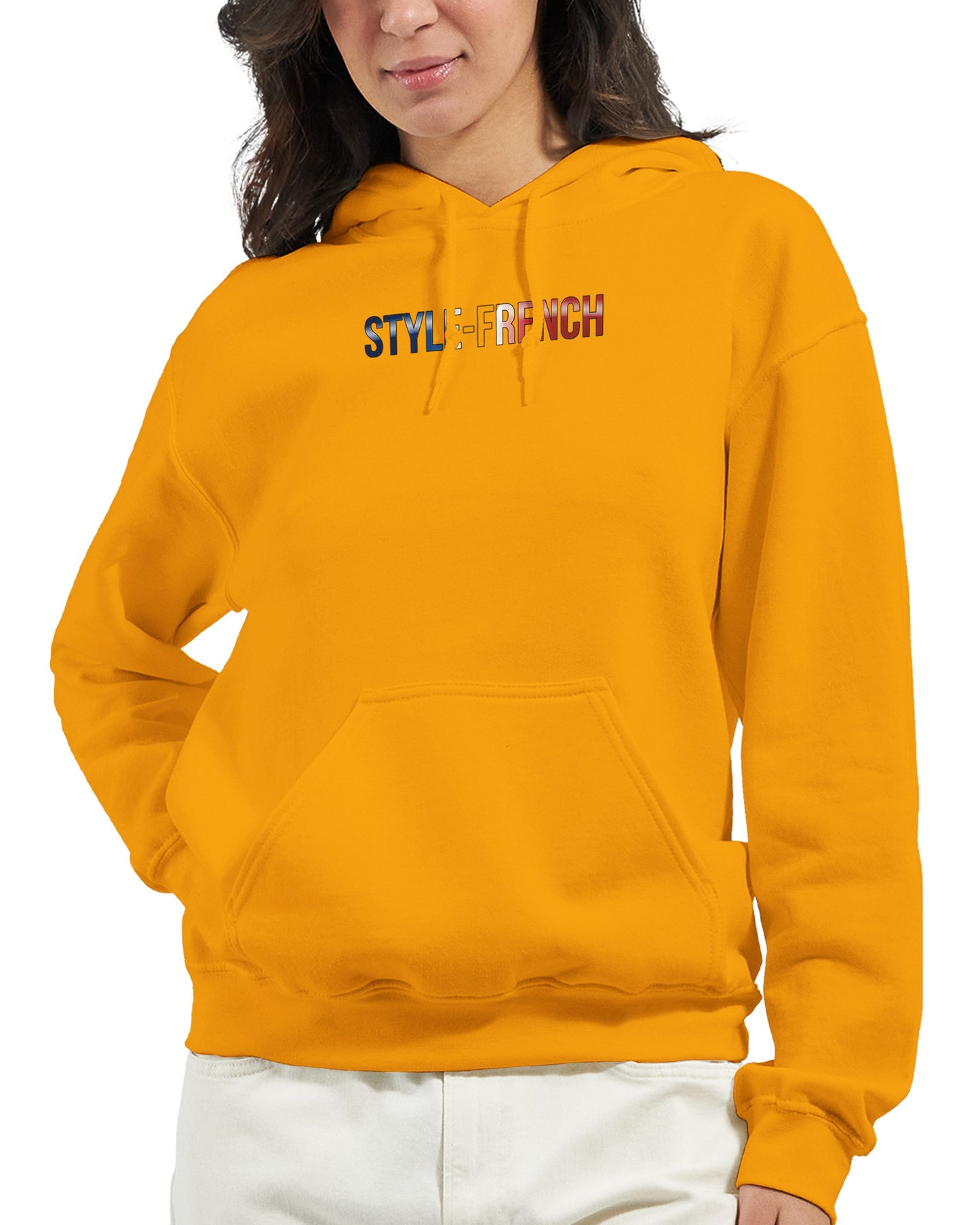 Kapuzenpullover Es lebe Frankreich klassischer Stil für Damen | Gildan® 18500