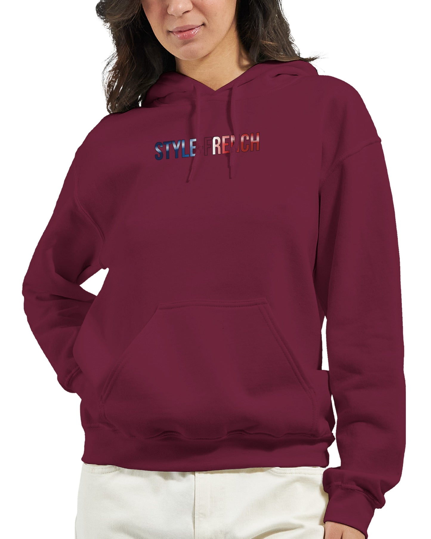 Damen Hoodie Steh auf Frankreich klassisch | Gildan® 18500