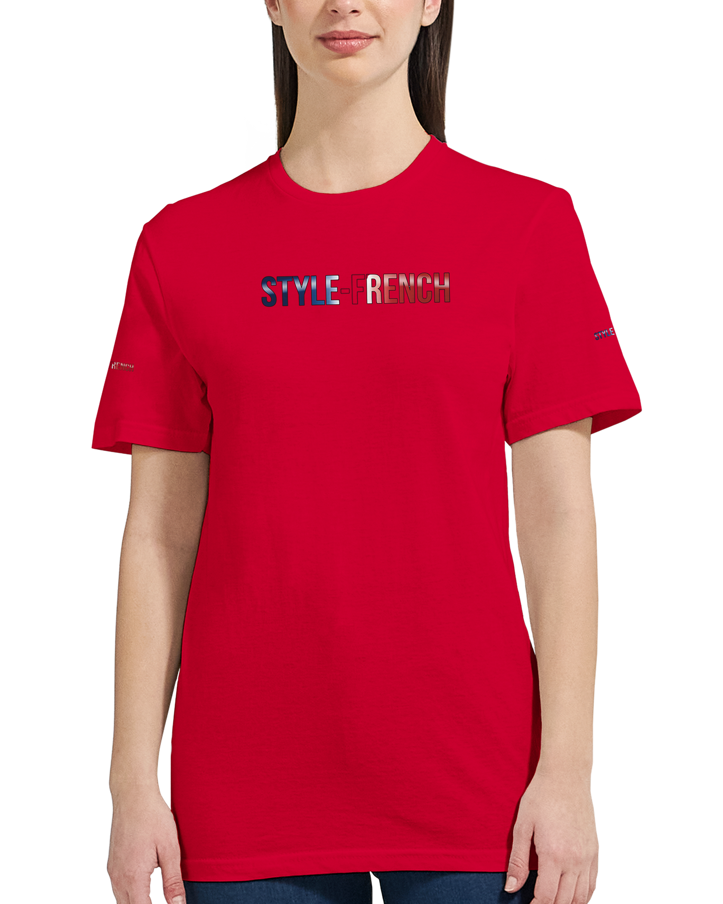 T-Shirt Freiheit Damen französischer Stil klassischer Rundhalsausschnitt | Gildan® 64000L