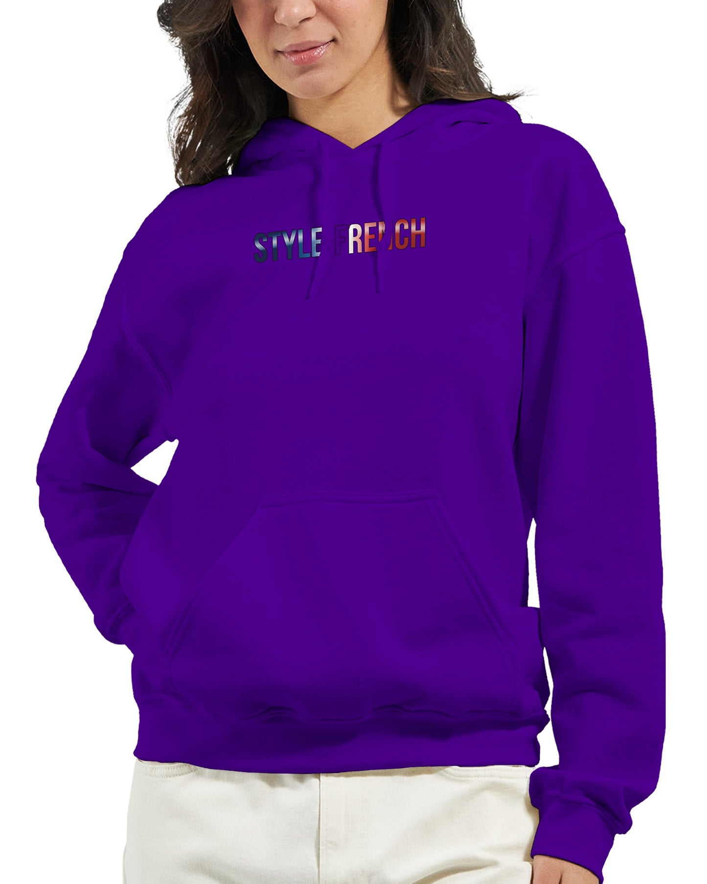 Damen Hoodie Steh auf Frankreich klassisch | Gildan® 18500