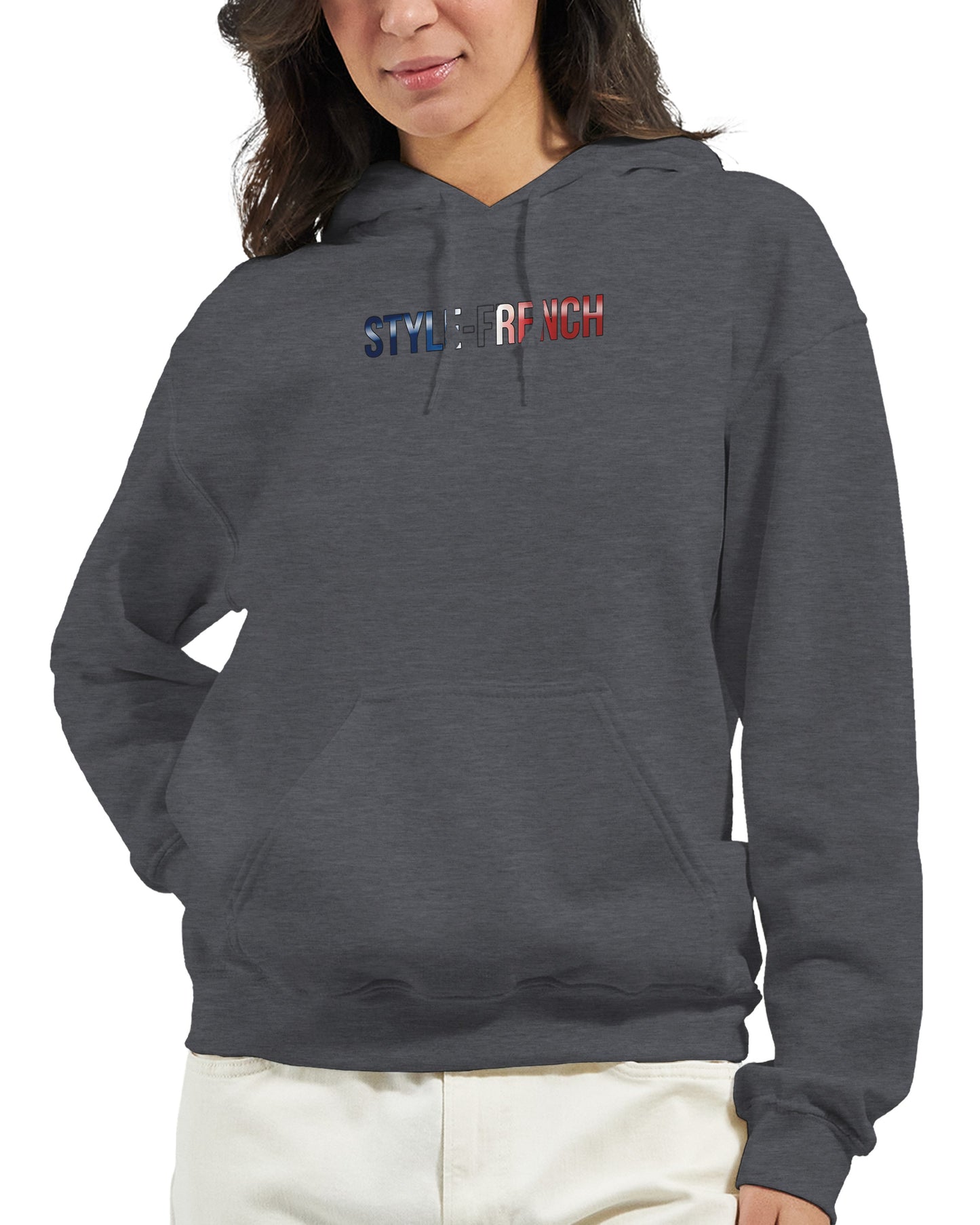 Kapuzenpullover Es lebe Frankreich klassischer Stil für Damen | Gildan® 18500