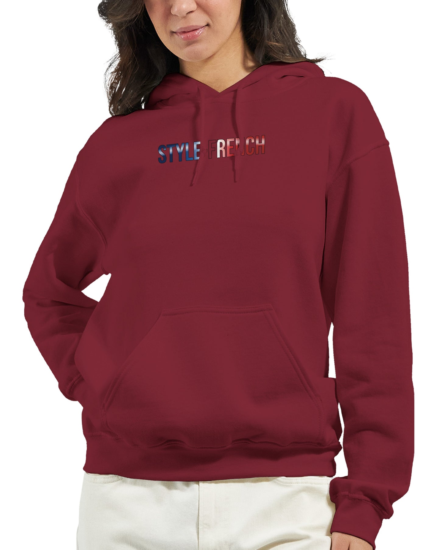 Damen Hoodie Steh auf Frankreich klassisch | Gildan® 18500