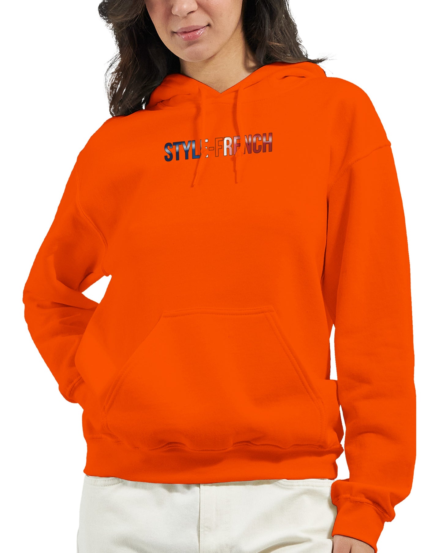 Kapuzenpullover Es lebe Frankreich klassischer Stil für Damen | Gildan® 18500