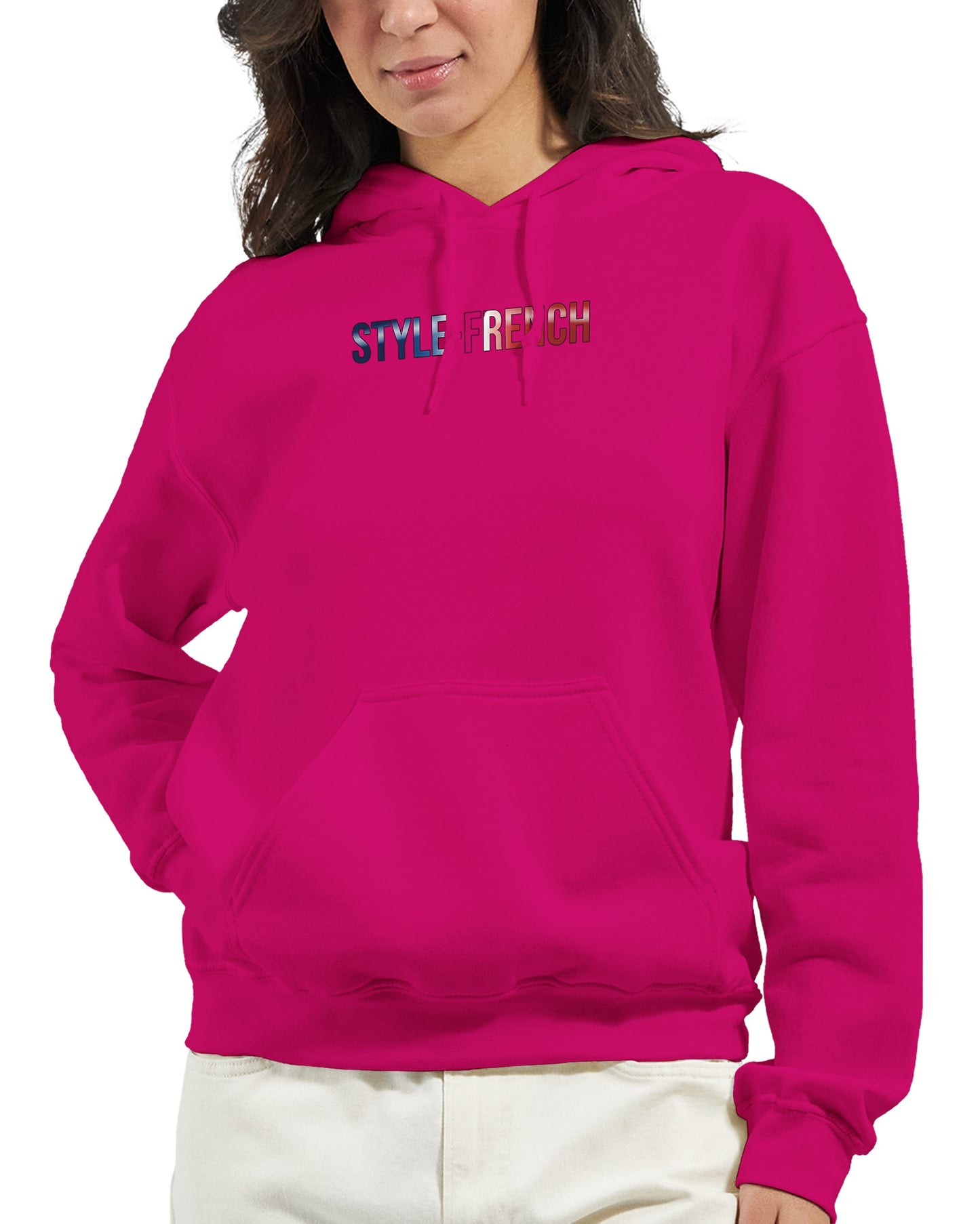 Damen Hoodie Steh auf Frankreich klassisch | Gildan® 18500