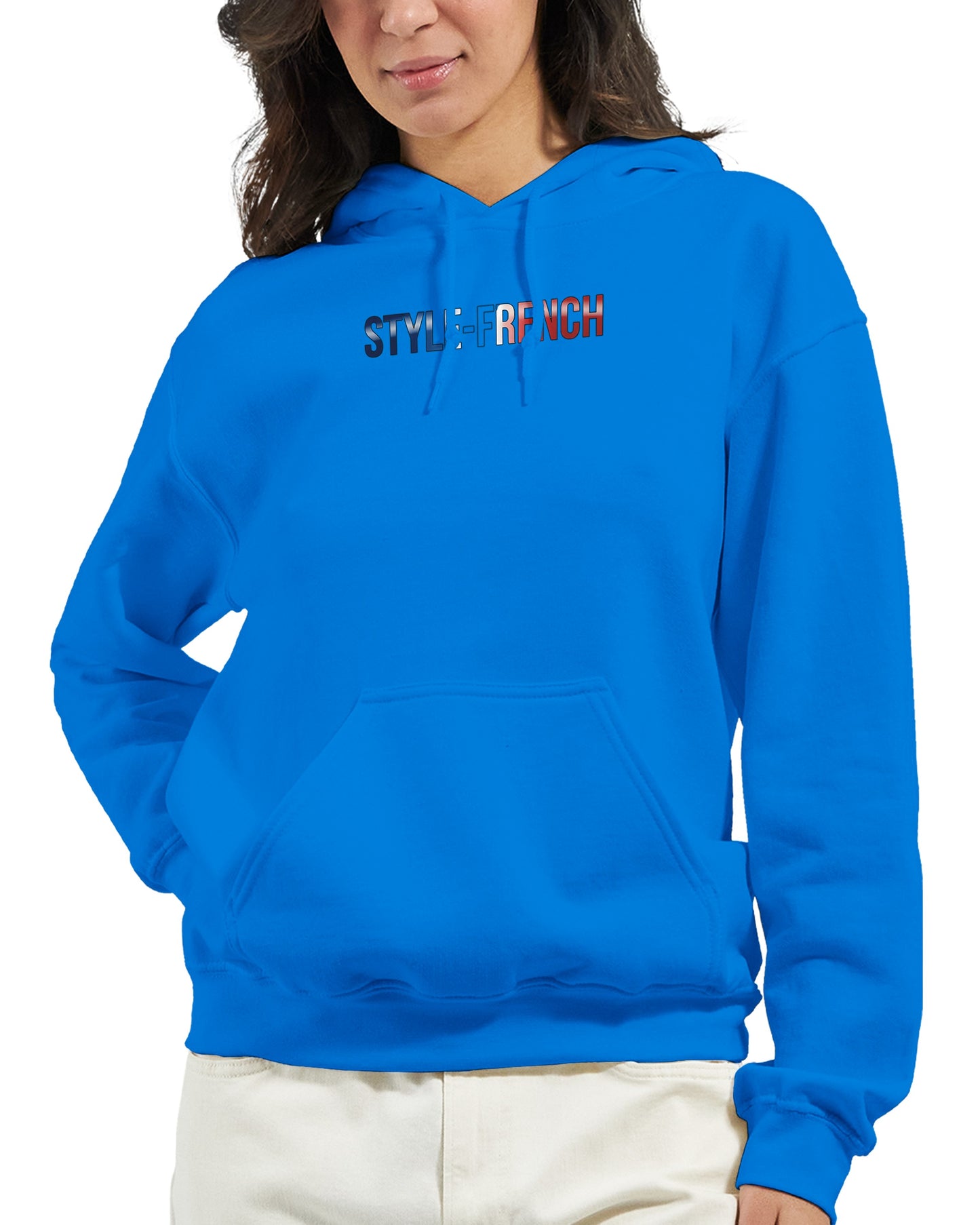 Kapuzenpullover Es lebe Frankreich klassischer Stil für Damen | Gildan® 18500
