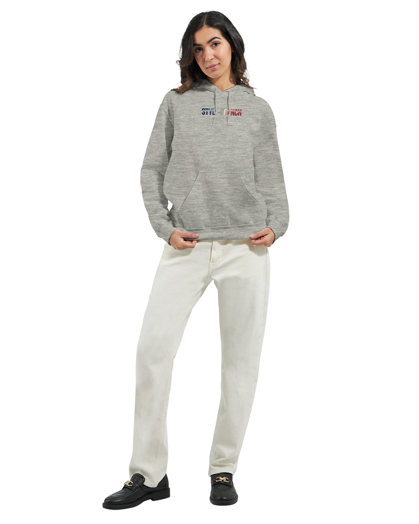 Kapuzenpullover Es lebe Frankreich klassischer Stil für Damen | Gildan® 18500