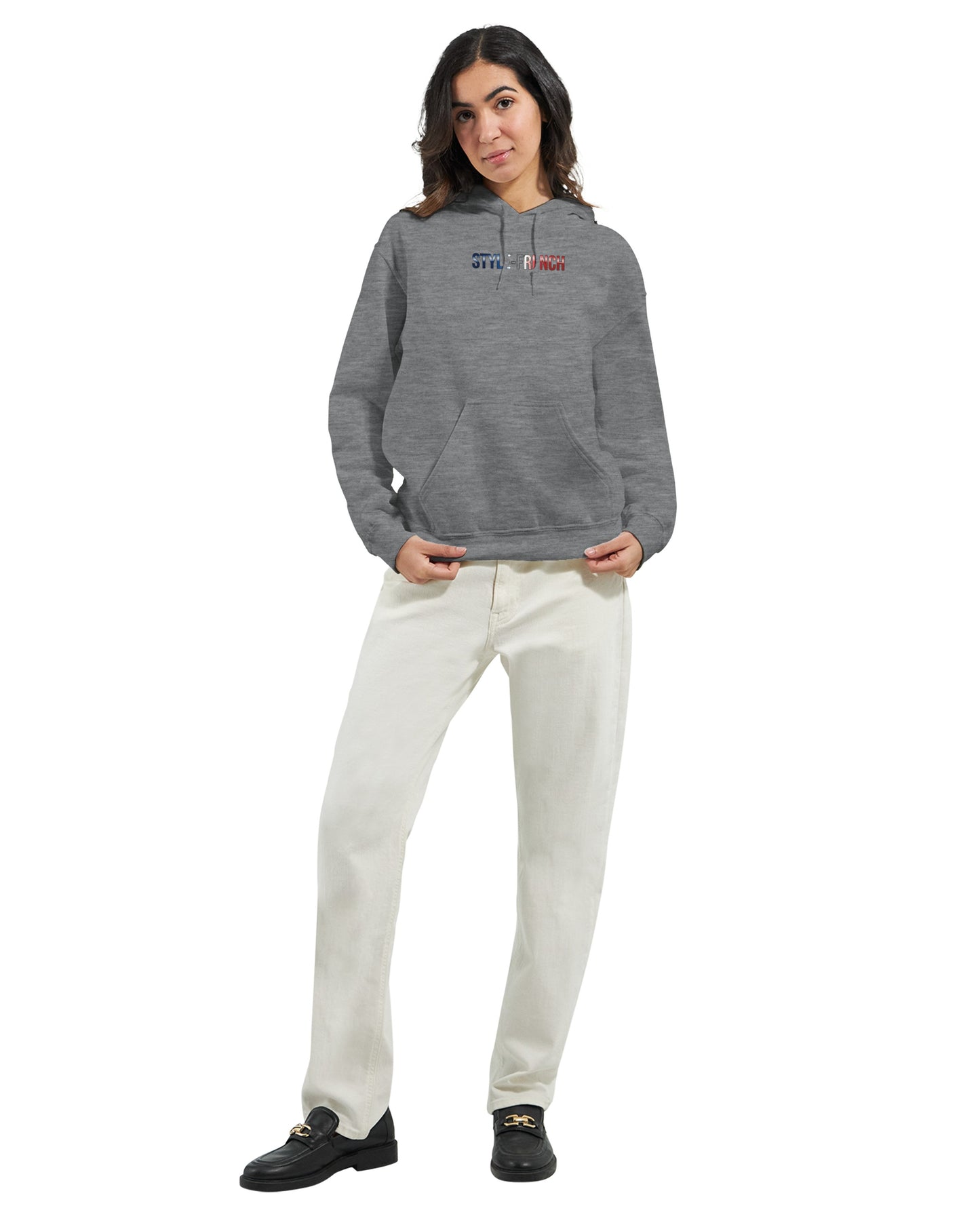 Kapuzenpullover Es lebe Frankreich klassischer Stil für Damen | Gildan® 18500