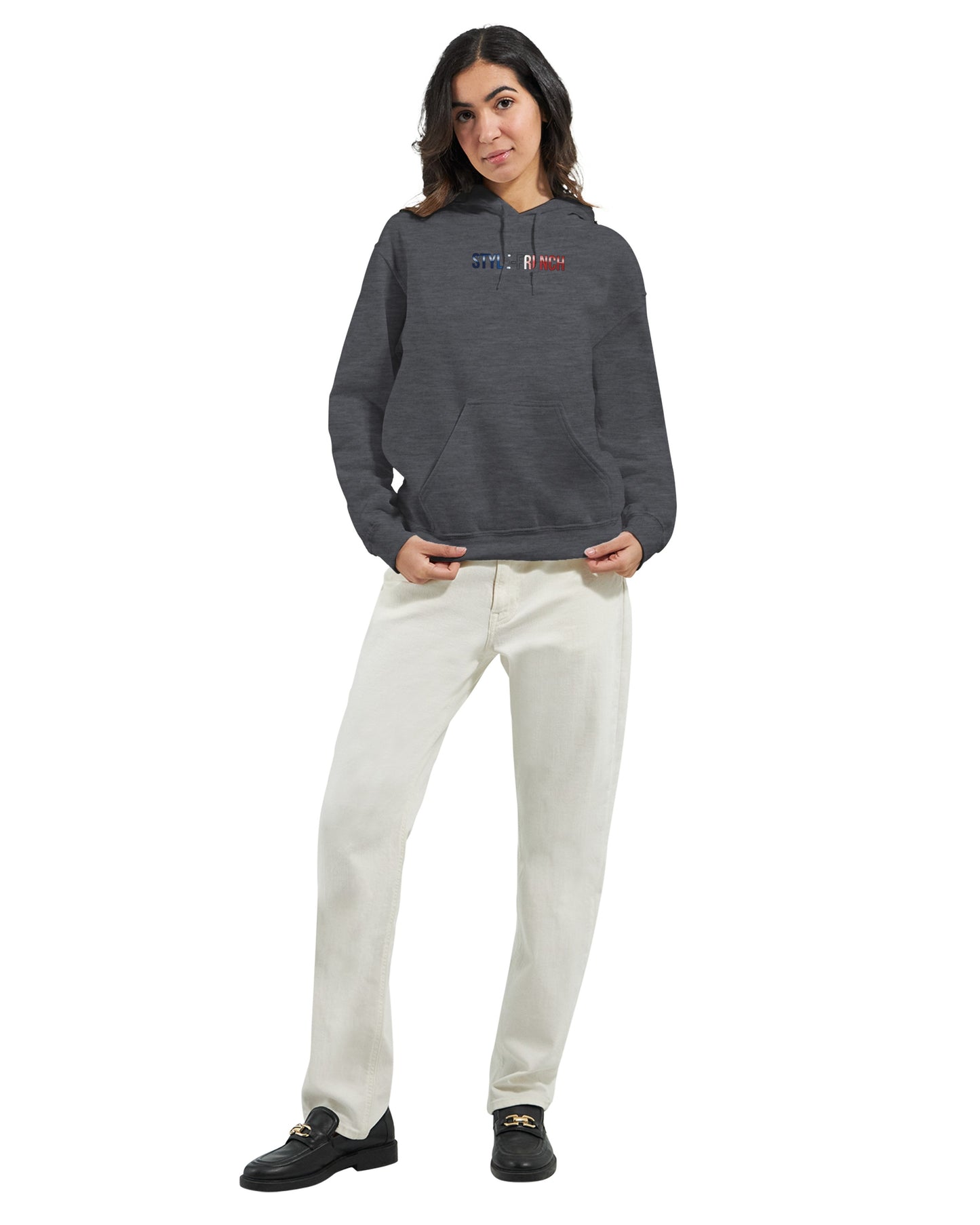 Kapuzenpullover Es lebe Frankreich klassischer Stil für Damen | Gildan® 18500