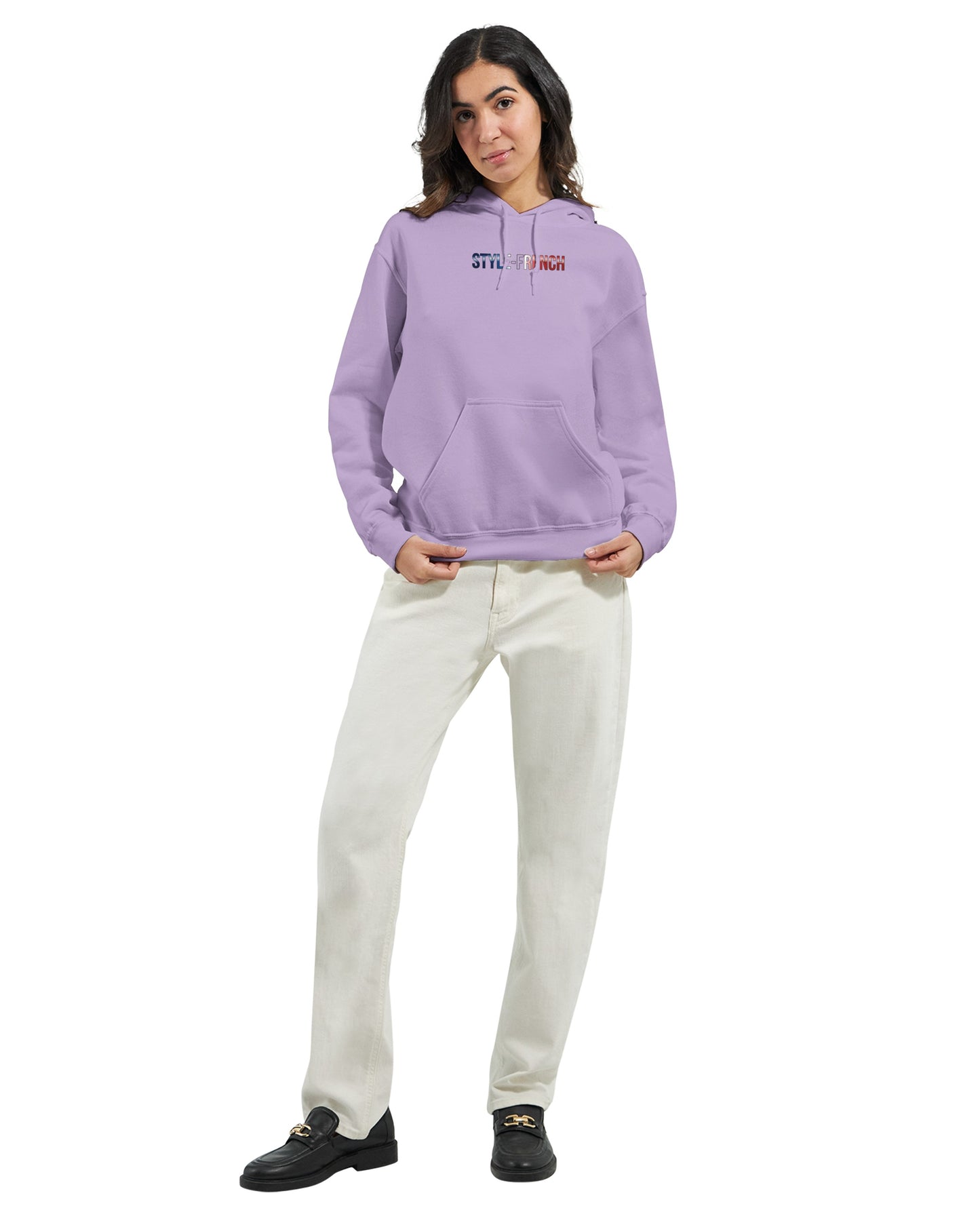 Kapuzenpullover Es lebe Frankreich klassischer Stil für Damen | Gildan® 18500