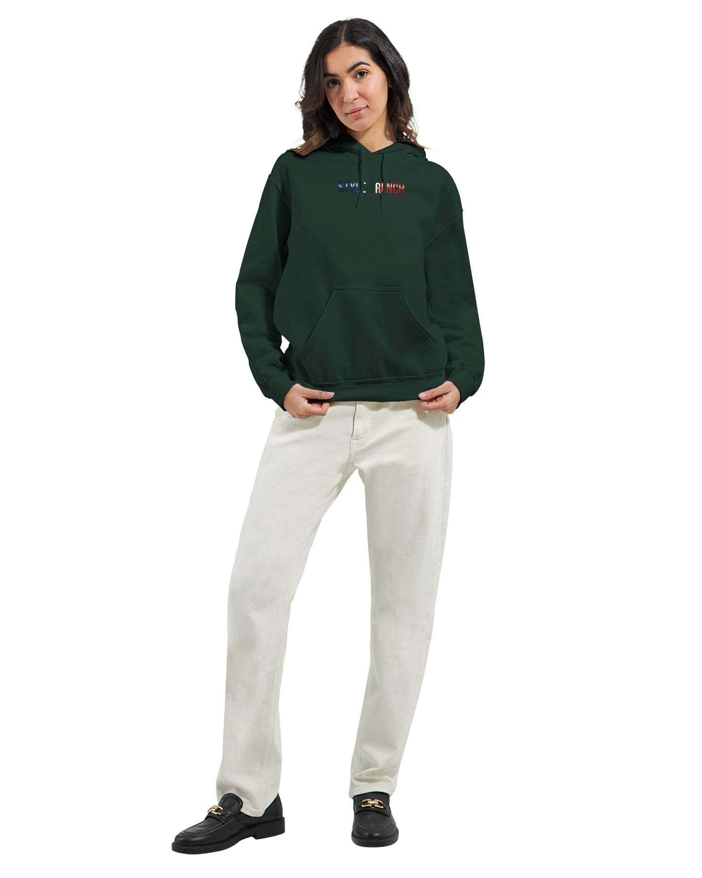 Kapuzenpullover Es lebe Frankreich klassischer Stil für Damen | Gildan® 18500