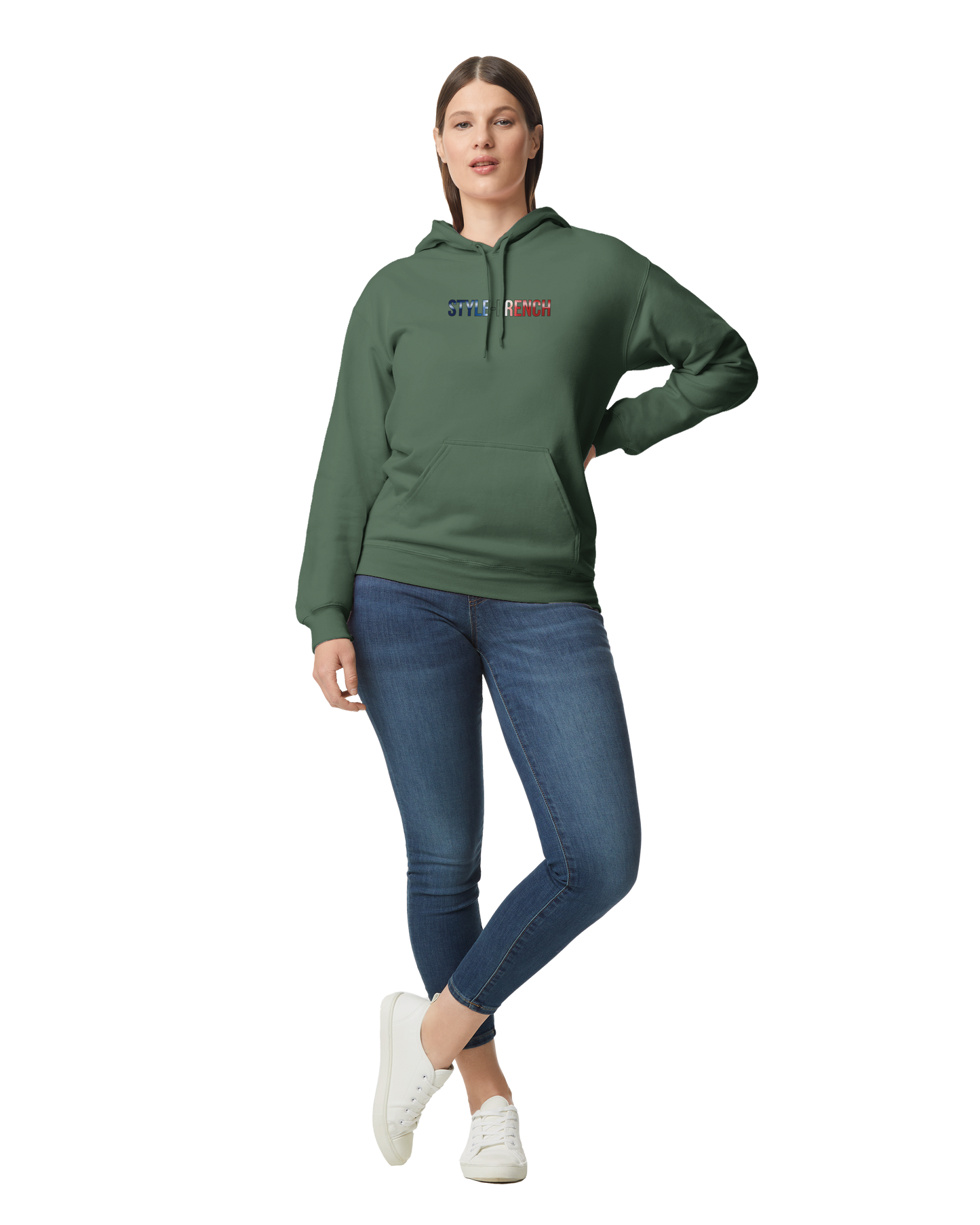 Gildan SF500 Adult New Aquitaine Medium Fleece Hoodie