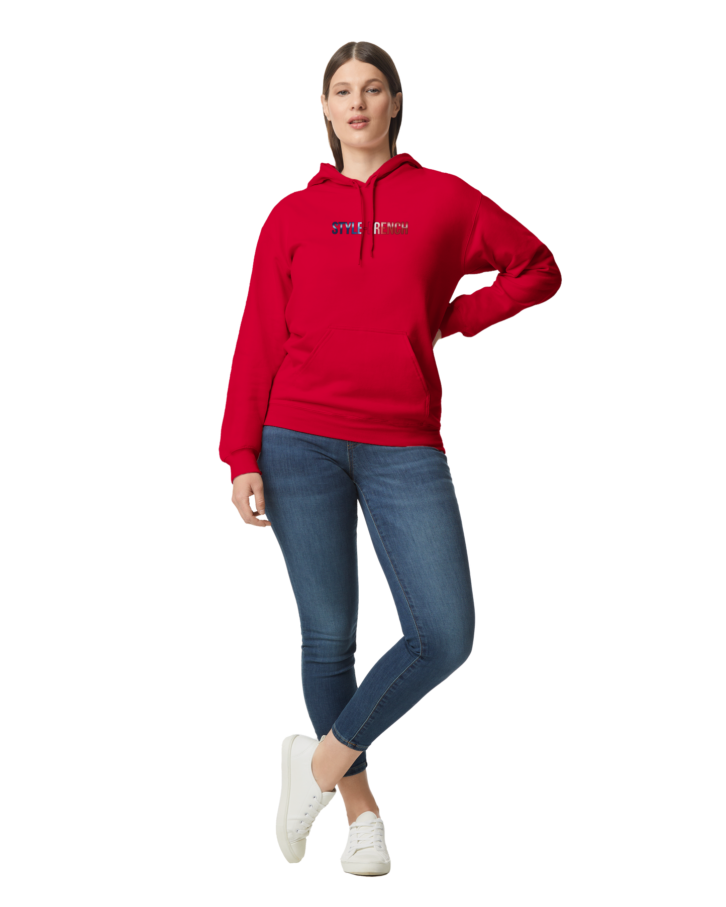 Gildan SF500 Adult New Aquitaine Medium Fleece Hoodie