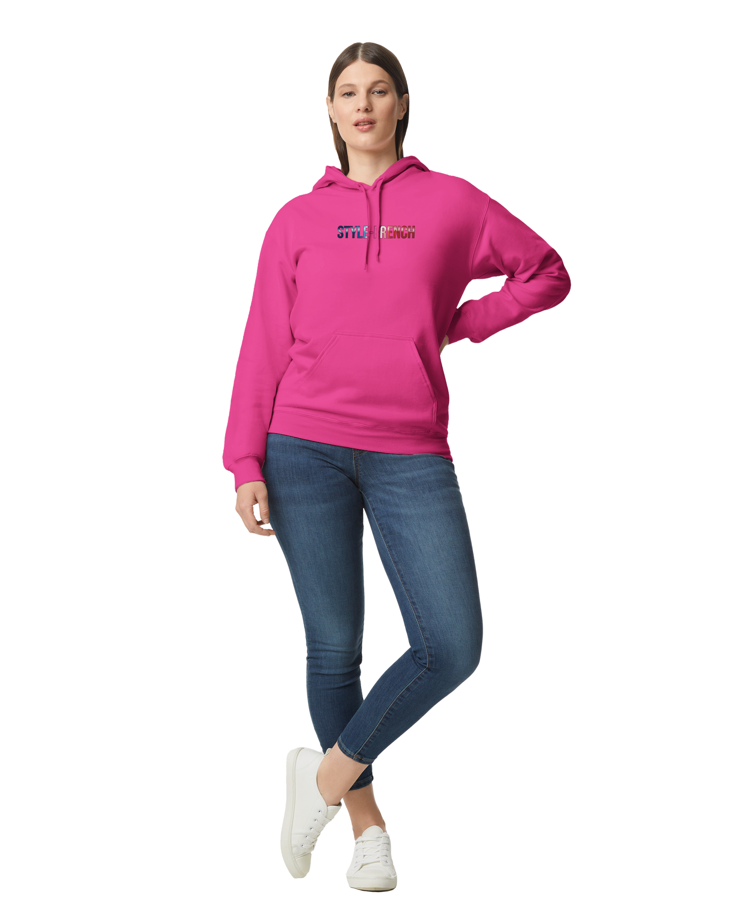 Gildan SF500 Adult New Aquitaine Medium Fleece Hoodie