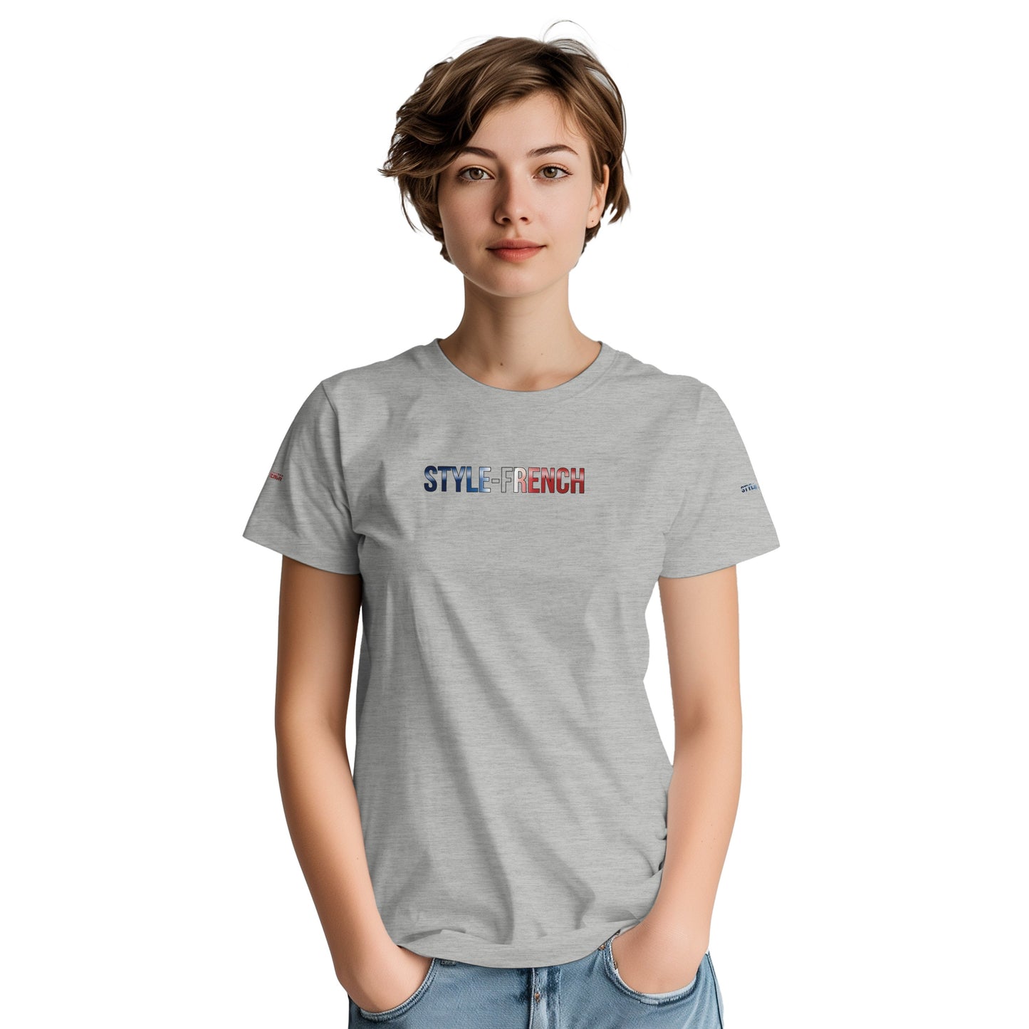 Women's Goddess of France Thick Crewneck T-Shirt | Gildan® 5000