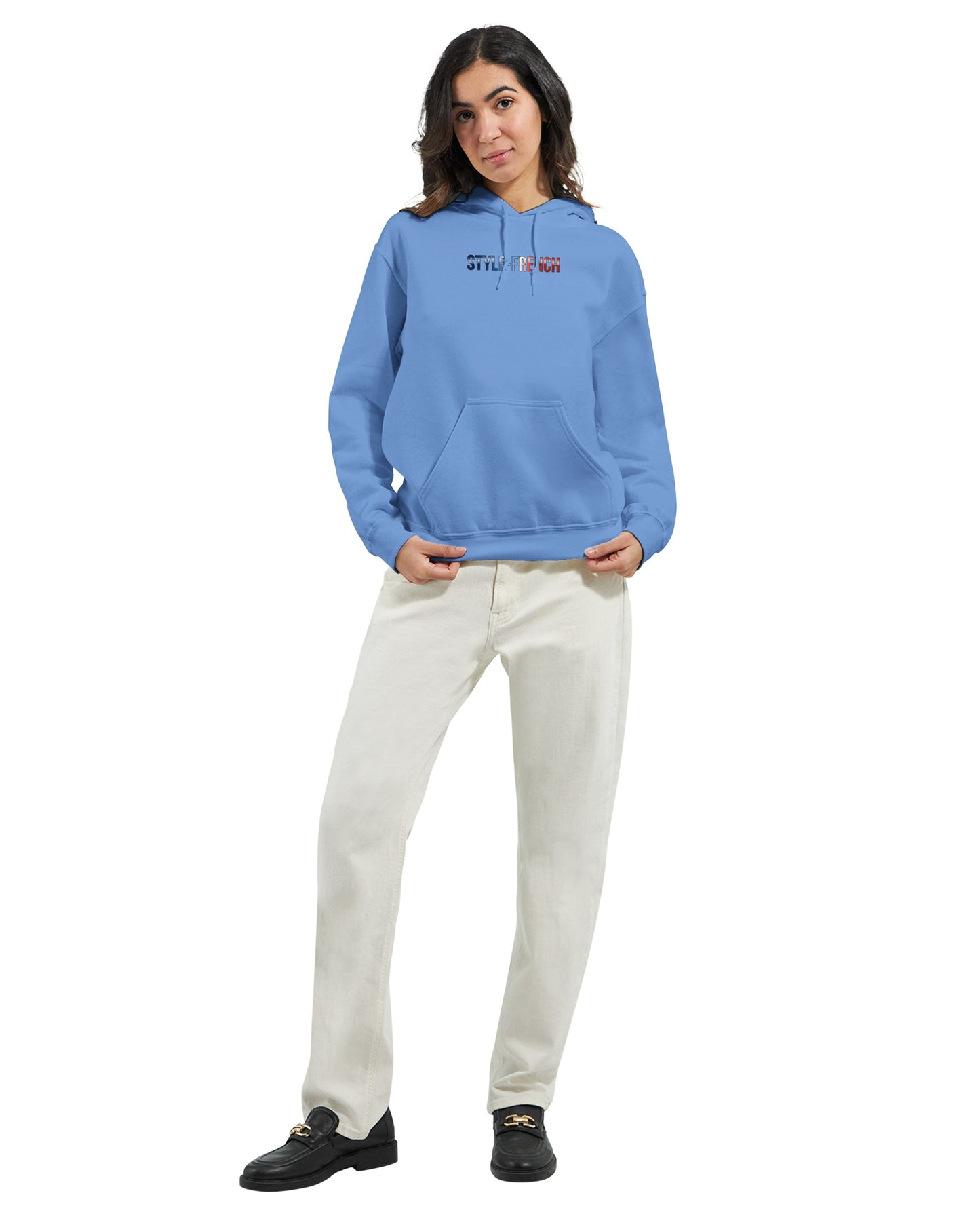 Damen Hoodie Steh auf Frankreich klassisch | Gildan® 18500