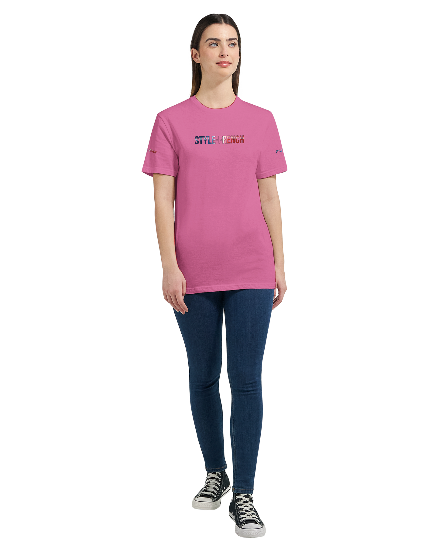 T-Shirt Femme Gardienne du Temps – Coton Premium Coupe Semi-Ajustée