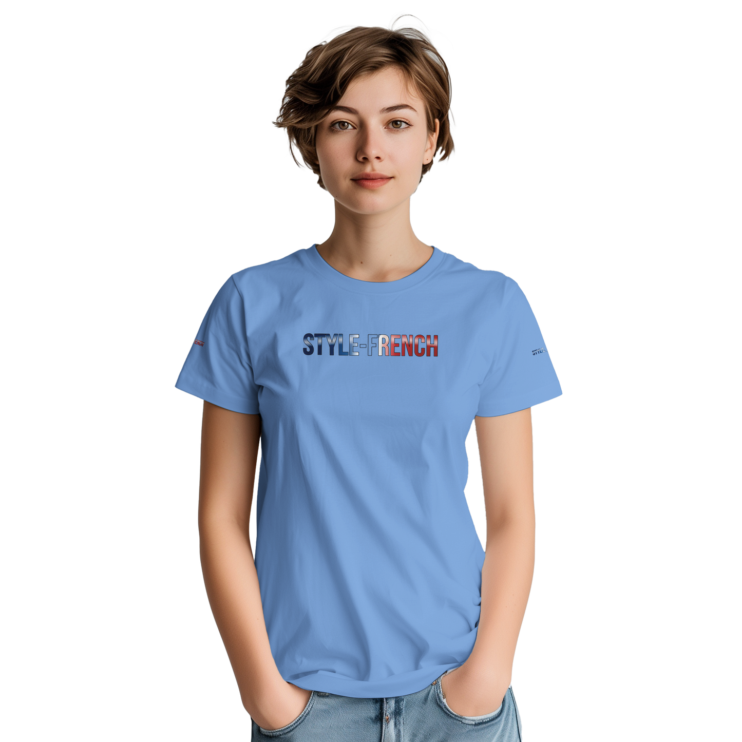 Damen T-Shirt Marianne dick, Rundhals | Gildan® 5000