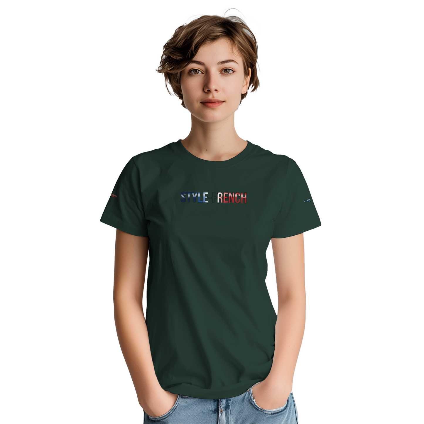 Unisex-T-Shirt Grenoble Stadt in Frankreich dick Rundhals | Gildan® 5000