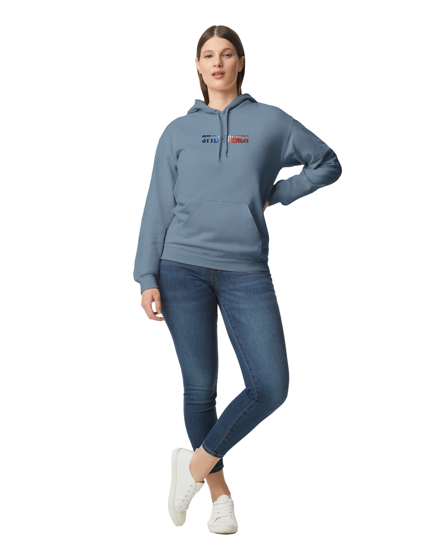 Gildan SF500 Adult New Aquitaine Medium Fleece Hoodie