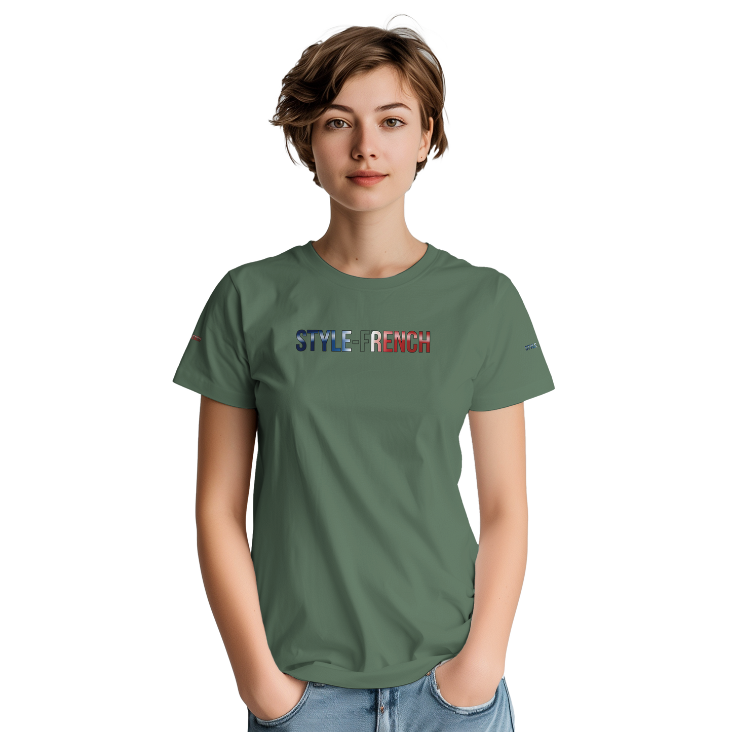 Damen T-Shirt Jeanne d'Arc dick Rundhals | Gildan® 5000