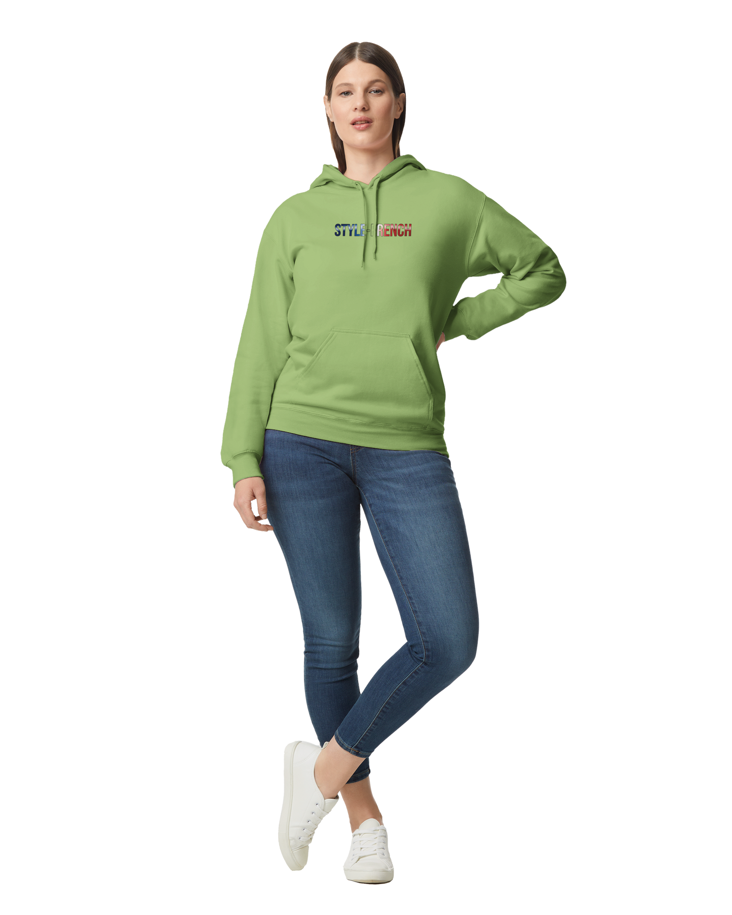 Gildan SF500 Adult New Aquitaine Medium Fleece Hoodie