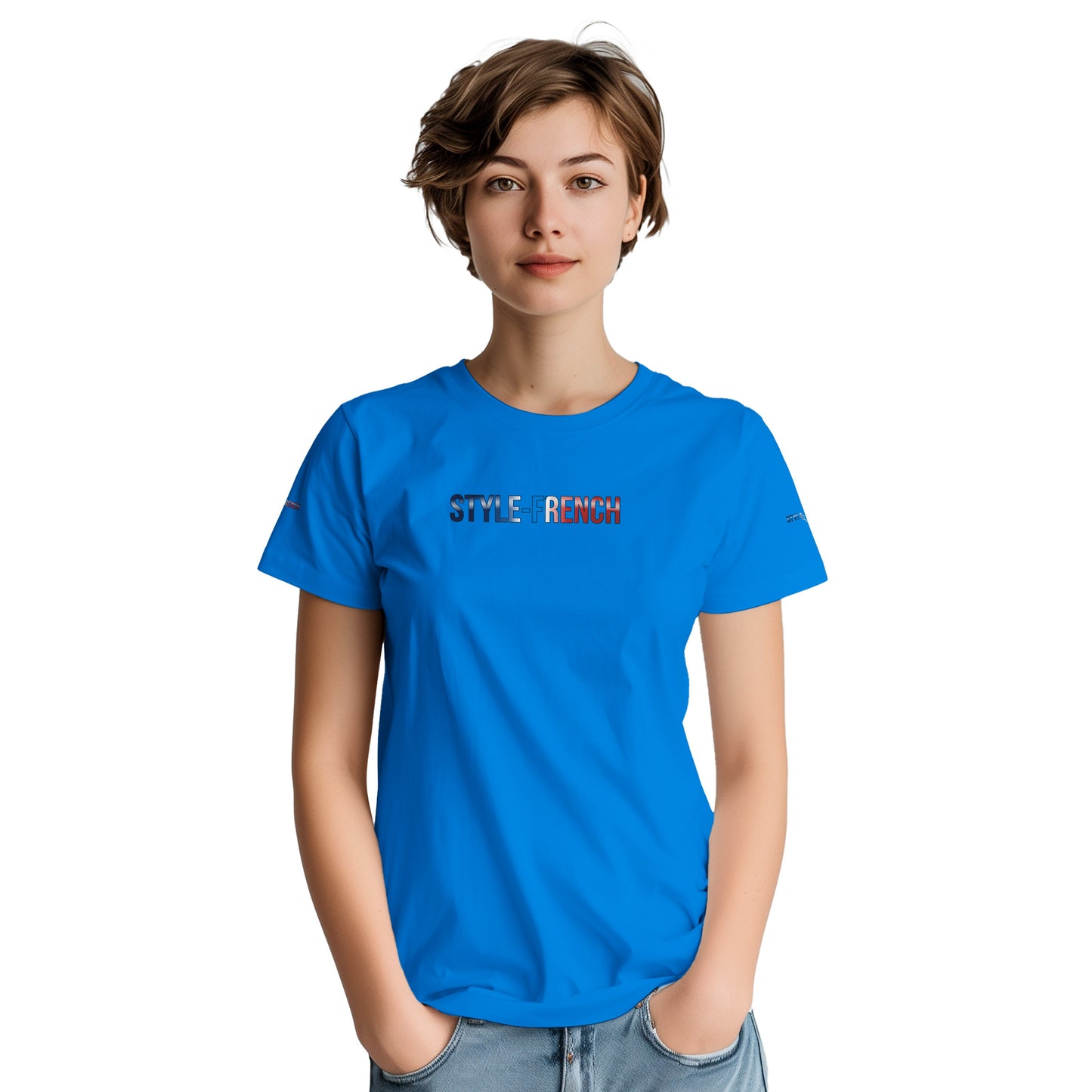 Women's Goddess of France Thick Crewneck T-Shirt | Gildan® 5000