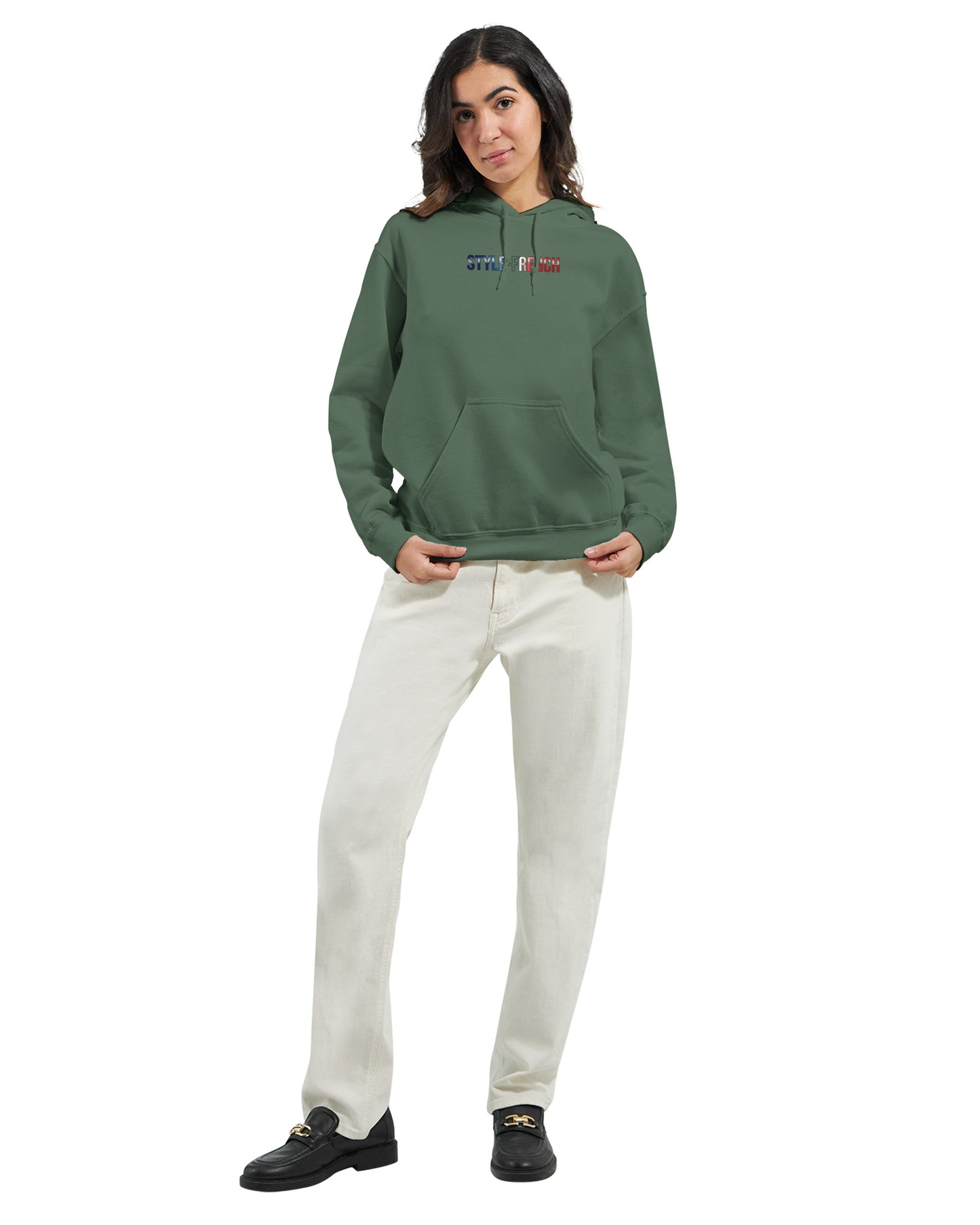 Damen Hoodie Steh auf Frankreich klassisch | Gildan® 18500