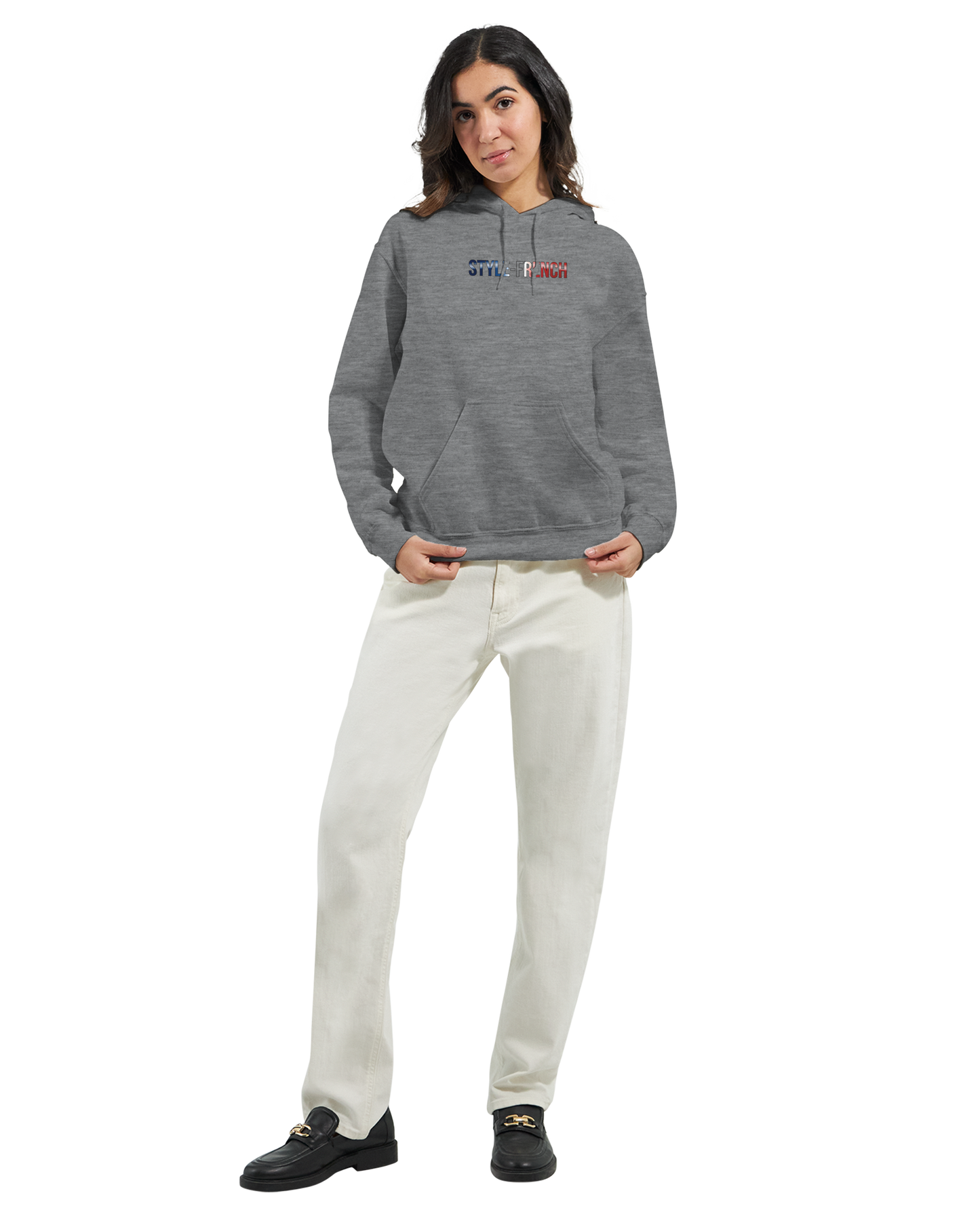 Rosa Kapuzenpullover für Damen Kathedrale Klassisch | Gildan® 18500