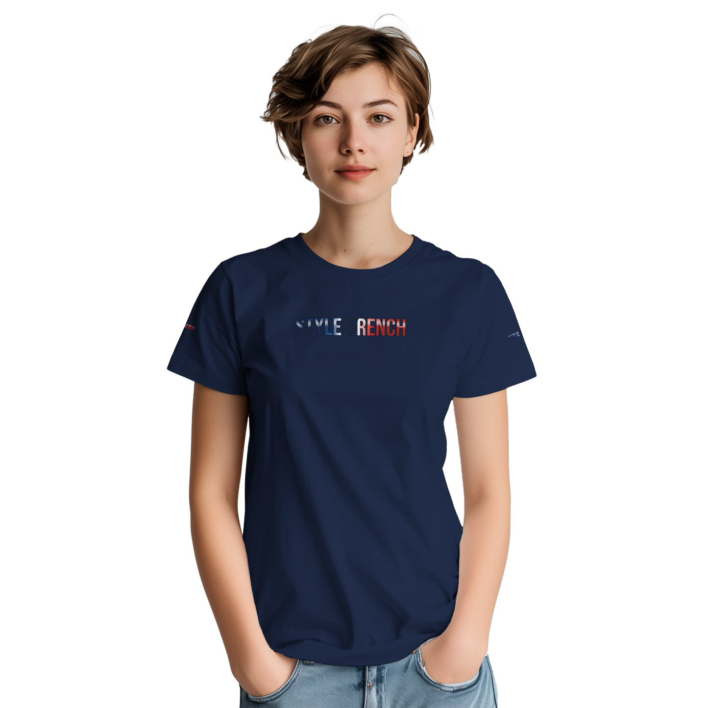 Unisex-T-Shirt Lyon Stadt Frankreich dick Rundhals | Gildan® 5000