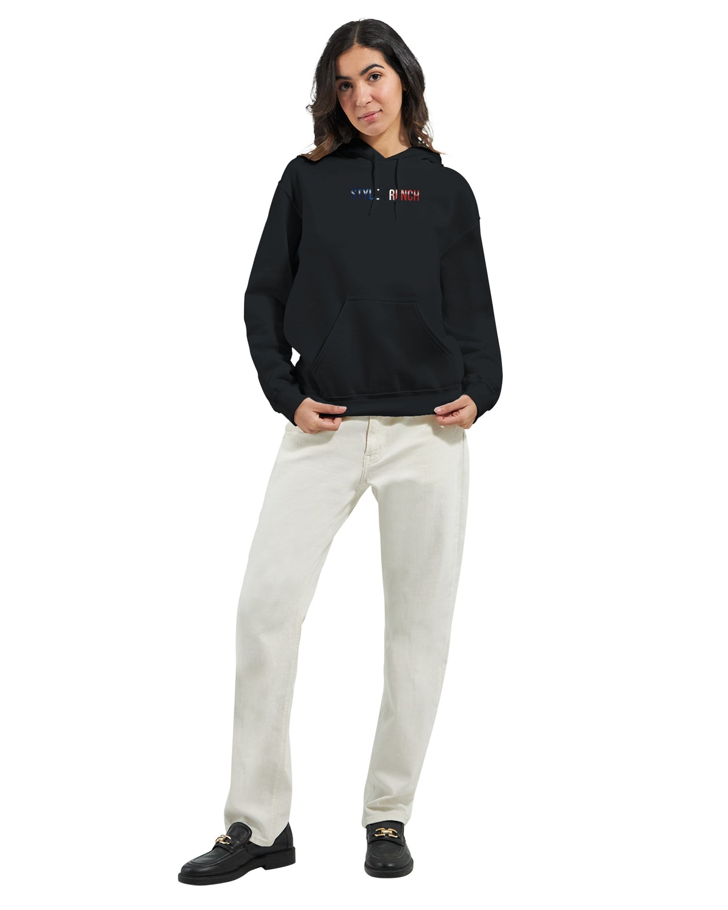 Kapuzenpullover Es lebe Frankreich klassischer Stil für Damen | Gildan® 18500