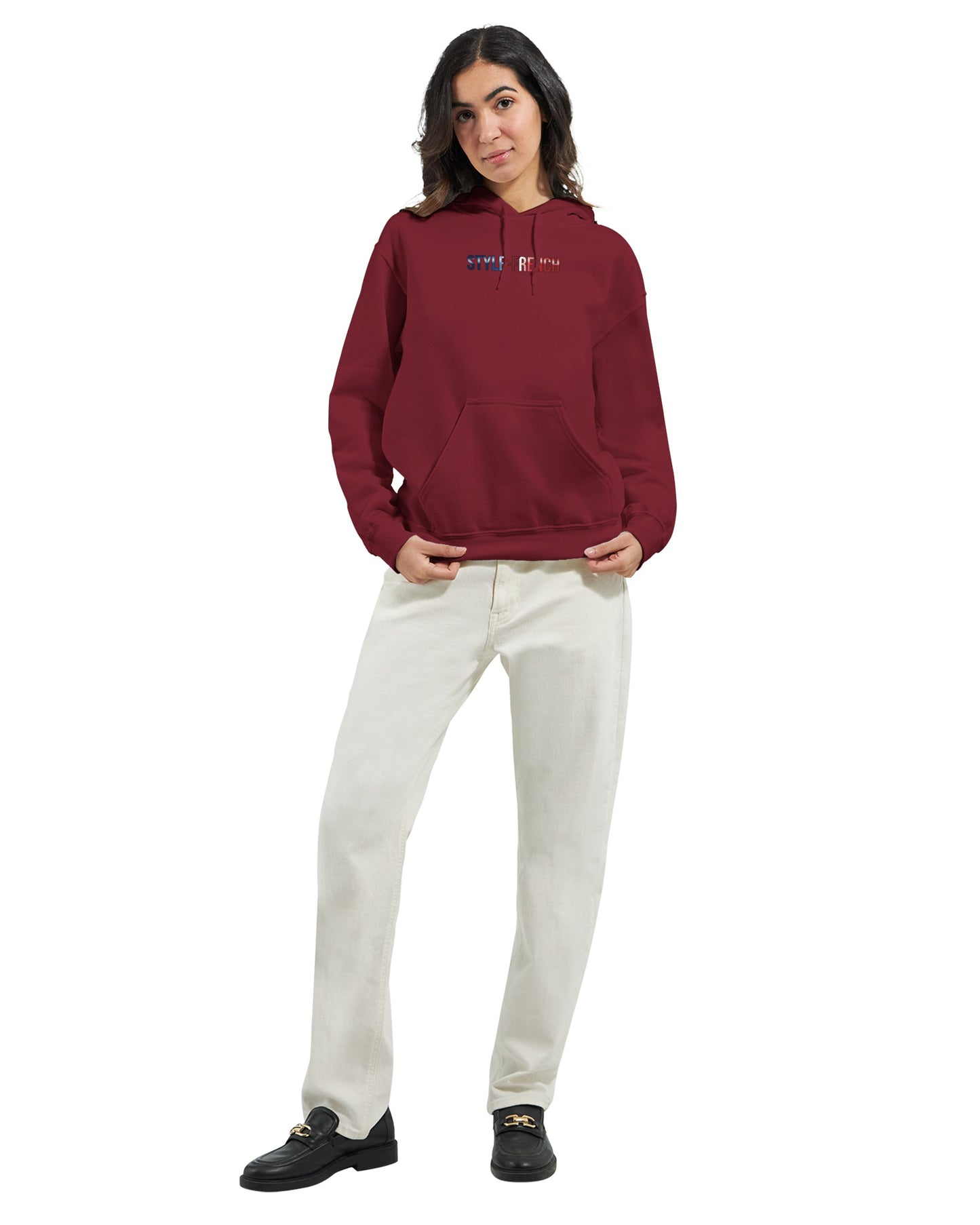 Damen Hoodie Steh auf Frankreich klassisch | Gildan® 18500