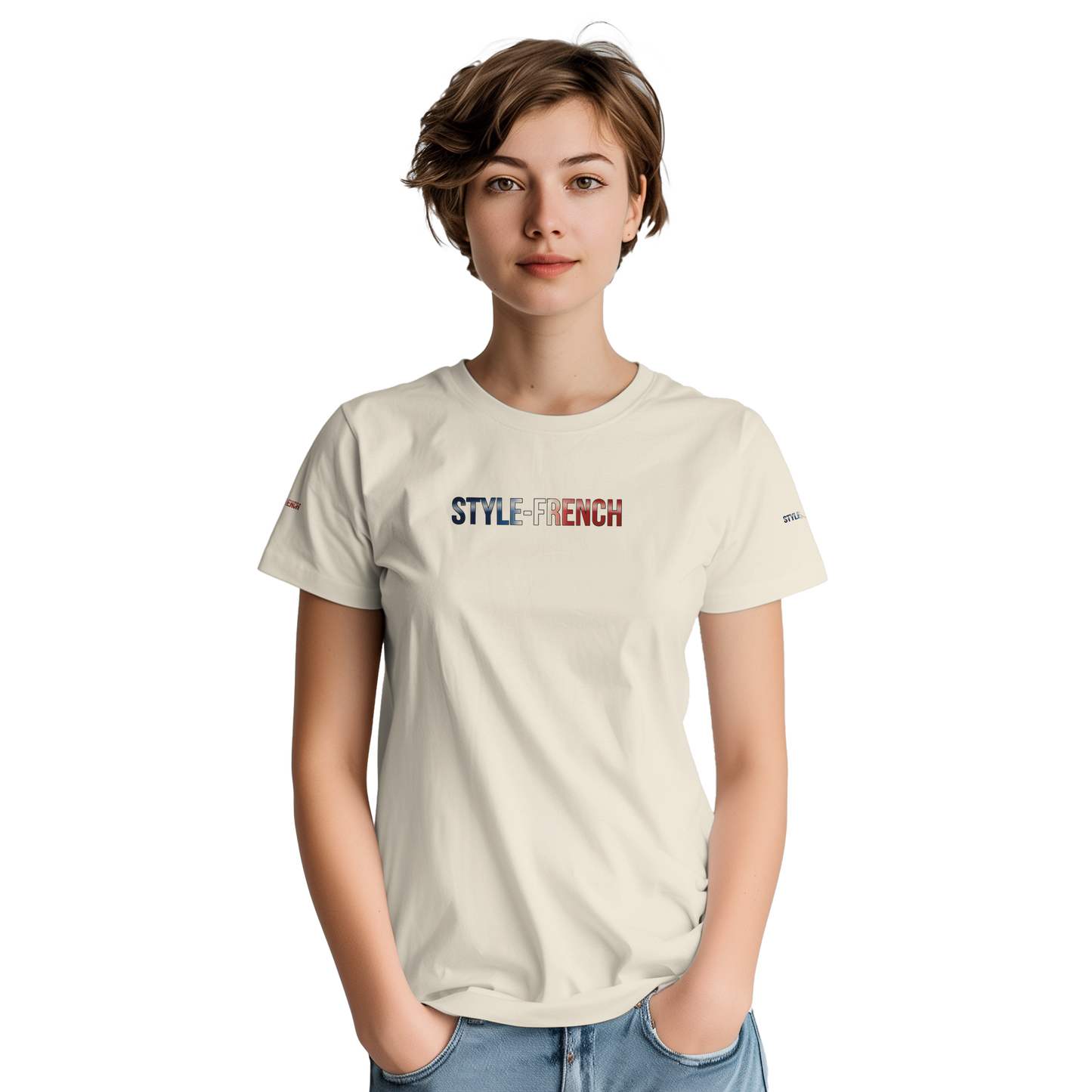 Unisex burgundy French city crewneck heavy t-shirt | Gildan® 5000