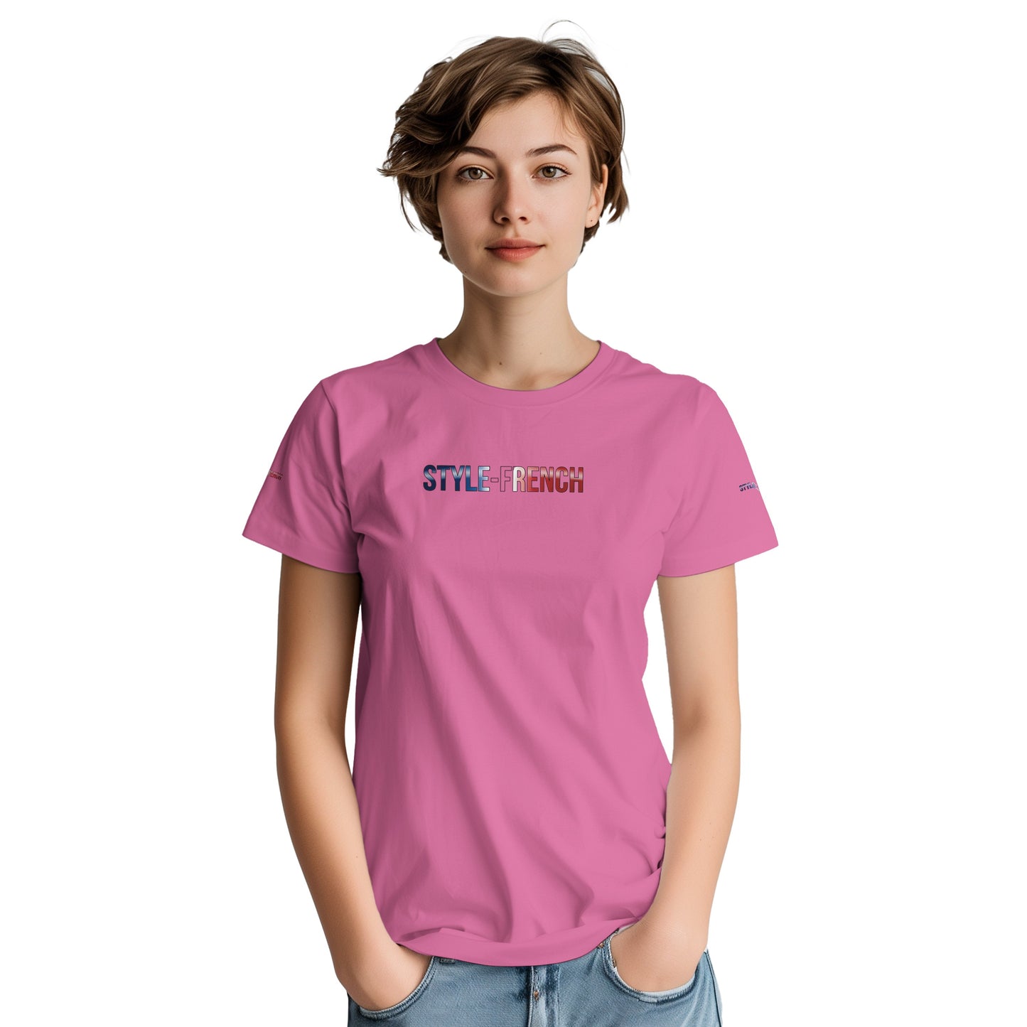 Women's Goddess of France Thick Crewneck T-Shirt | Gildan® 5000