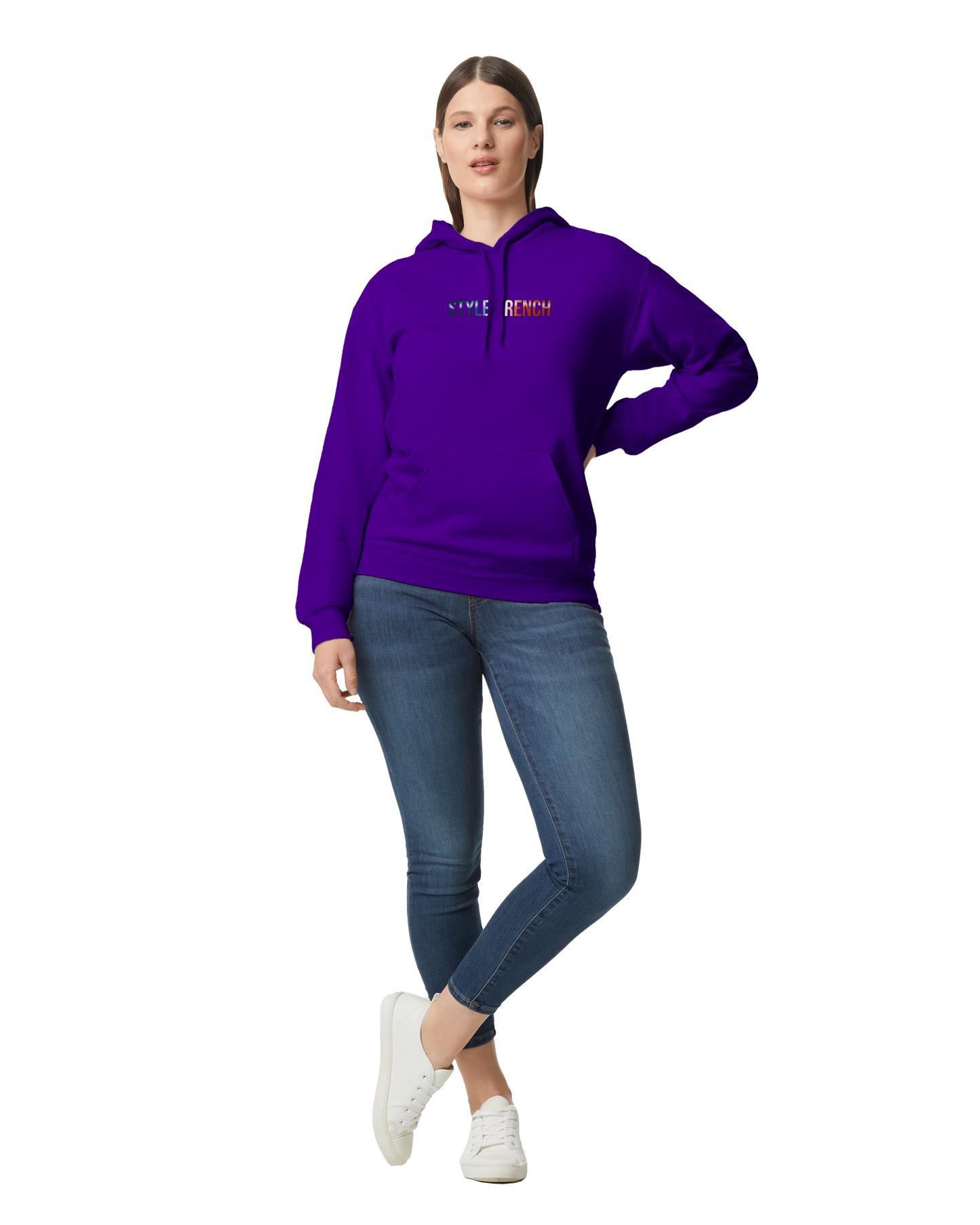 Gildan SF500 Adult New Aquitaine Medium Fleece Hoodie