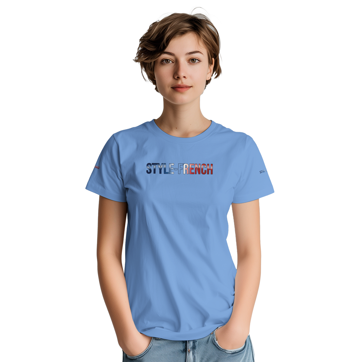 Damen T-Shirt Jeanne d'Arc dick Rundhals | Gildan® 5000