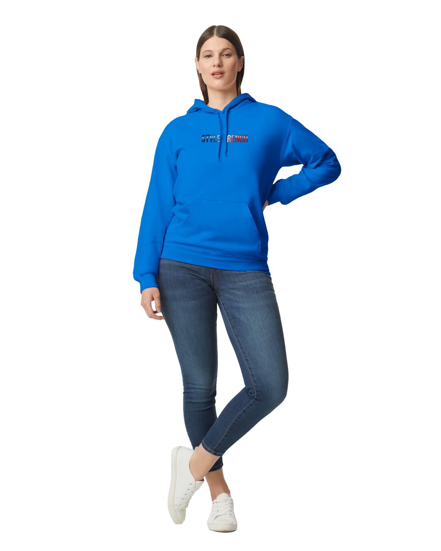 Gildan SF500 Adult New Aquitaine Medium Fleece Hoodie
