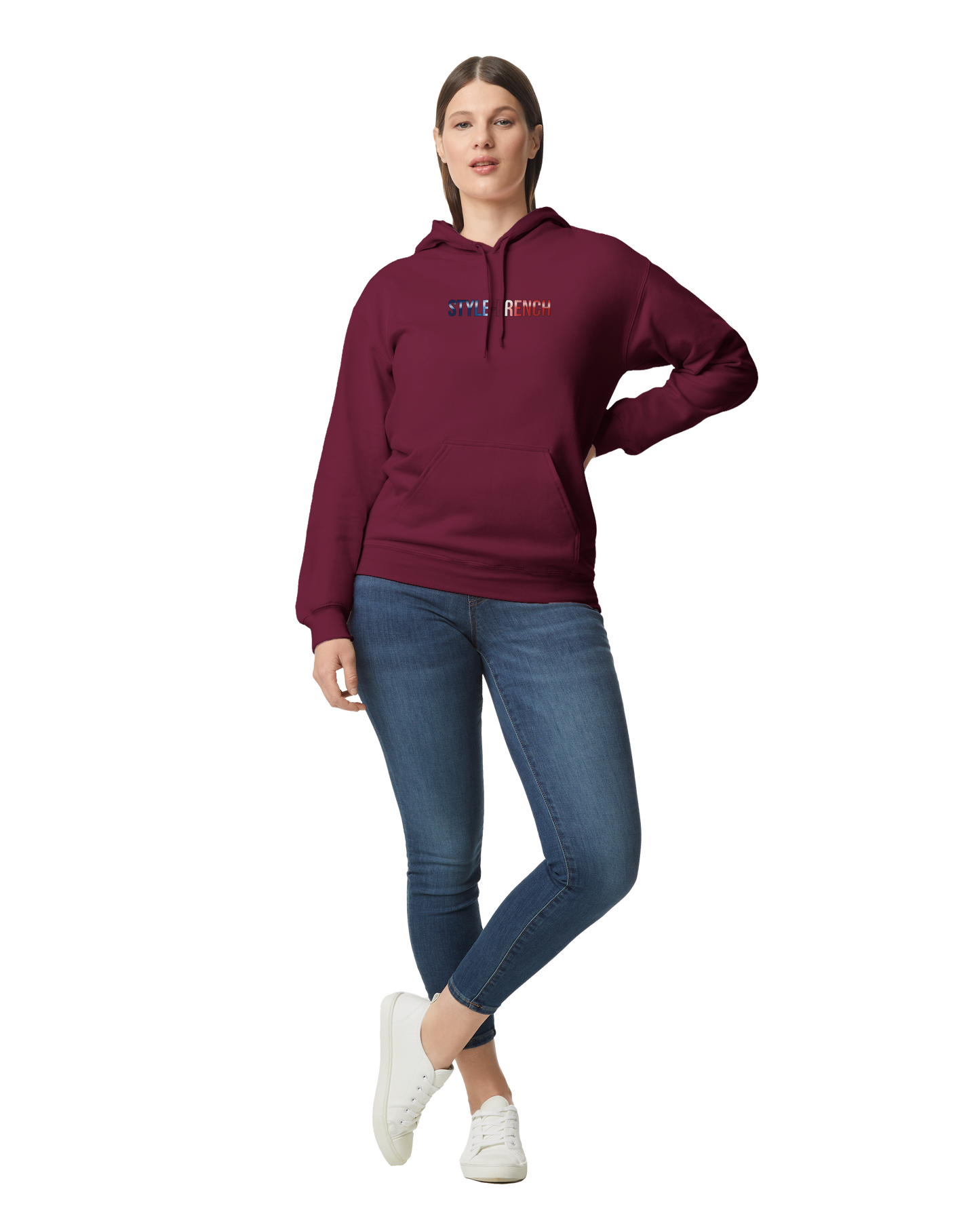 Gildan SF500 Adult New Aquitaine Medium Fleece Hoodie