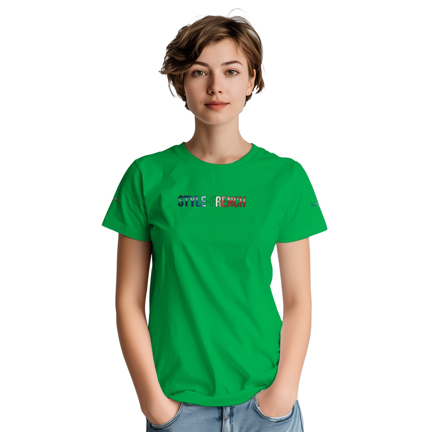 Women's Goddess of France Thick Crewneck T-Shirt | Gildan® 5000