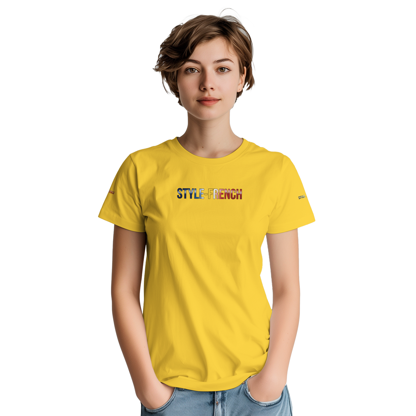 Unisex-T-Shirt Grenoble Stadt in Frankreich dick Rundhals | Gildan® 5000