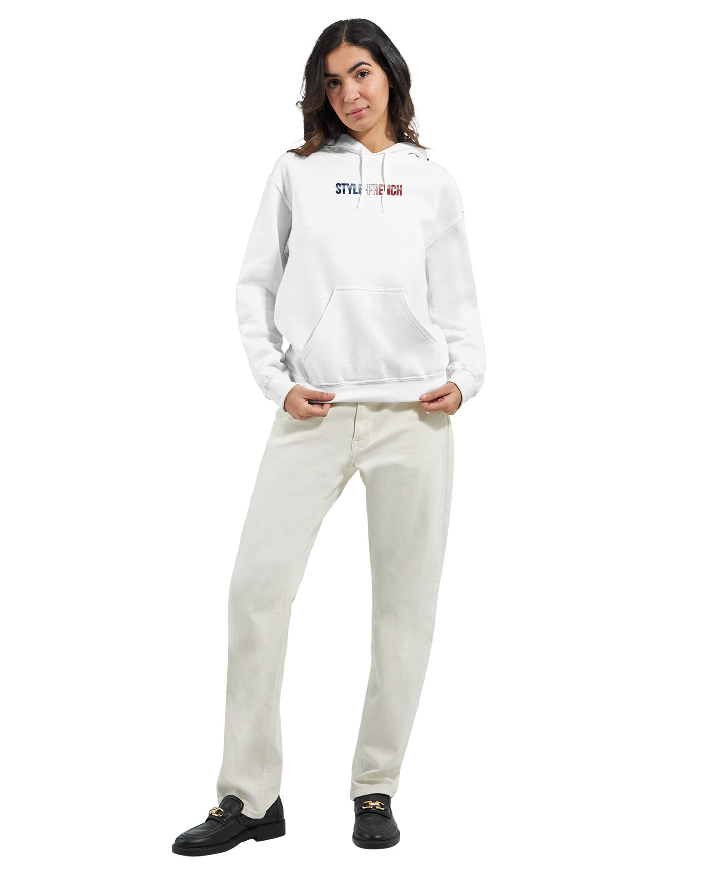 Damen Hoodie Steh auf Frankreich klassisch | Gildan® 18500