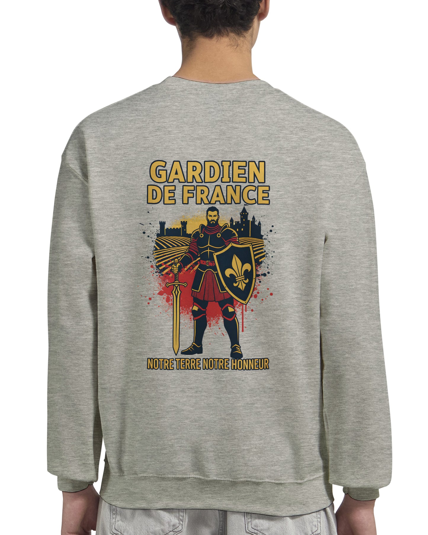 Men's France Goalkeeper Classic Crewneck Sweatshirt | Gildan® 18000