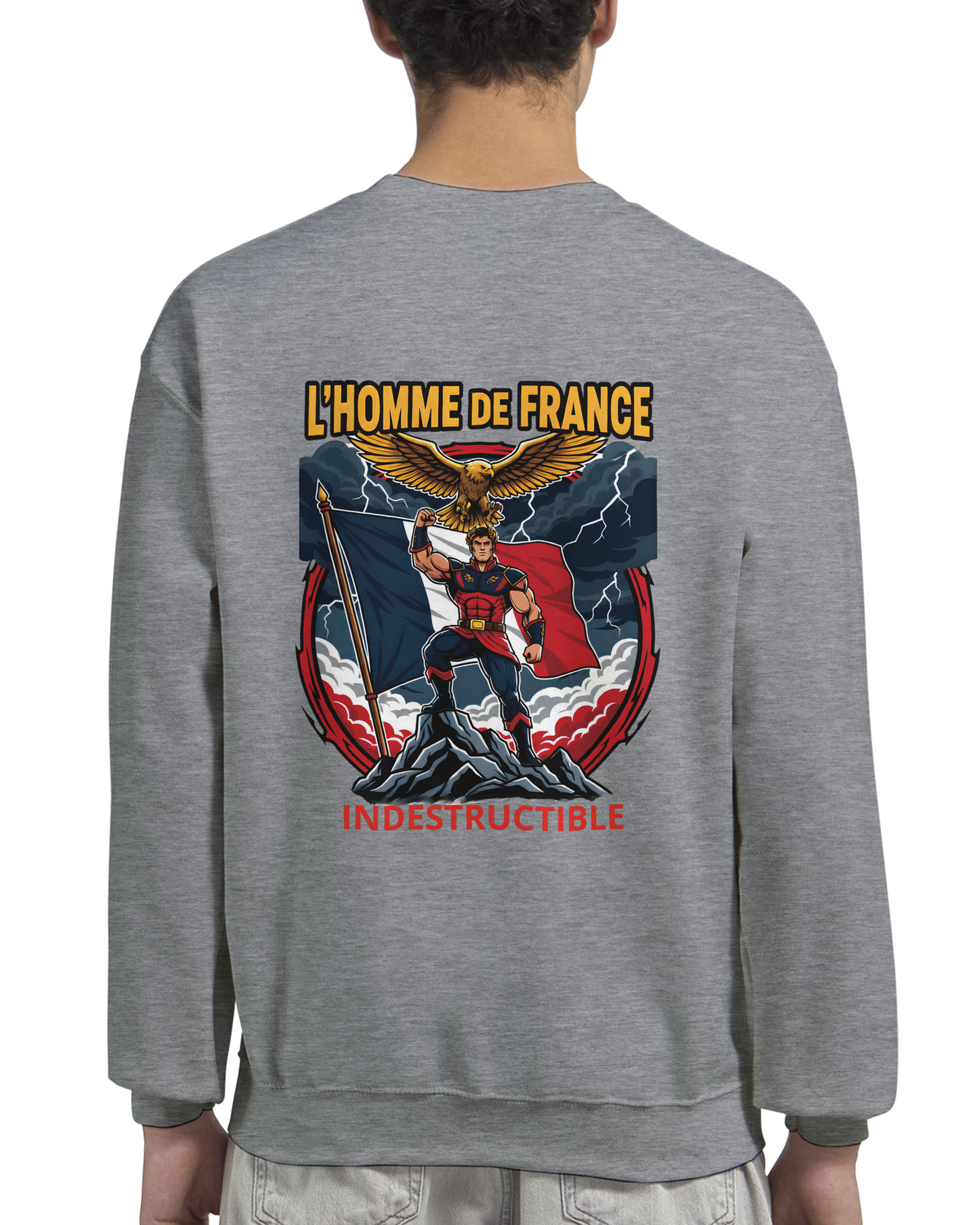 Men's French Classic Crewneck Sweatshirt | Gildan® 18000
