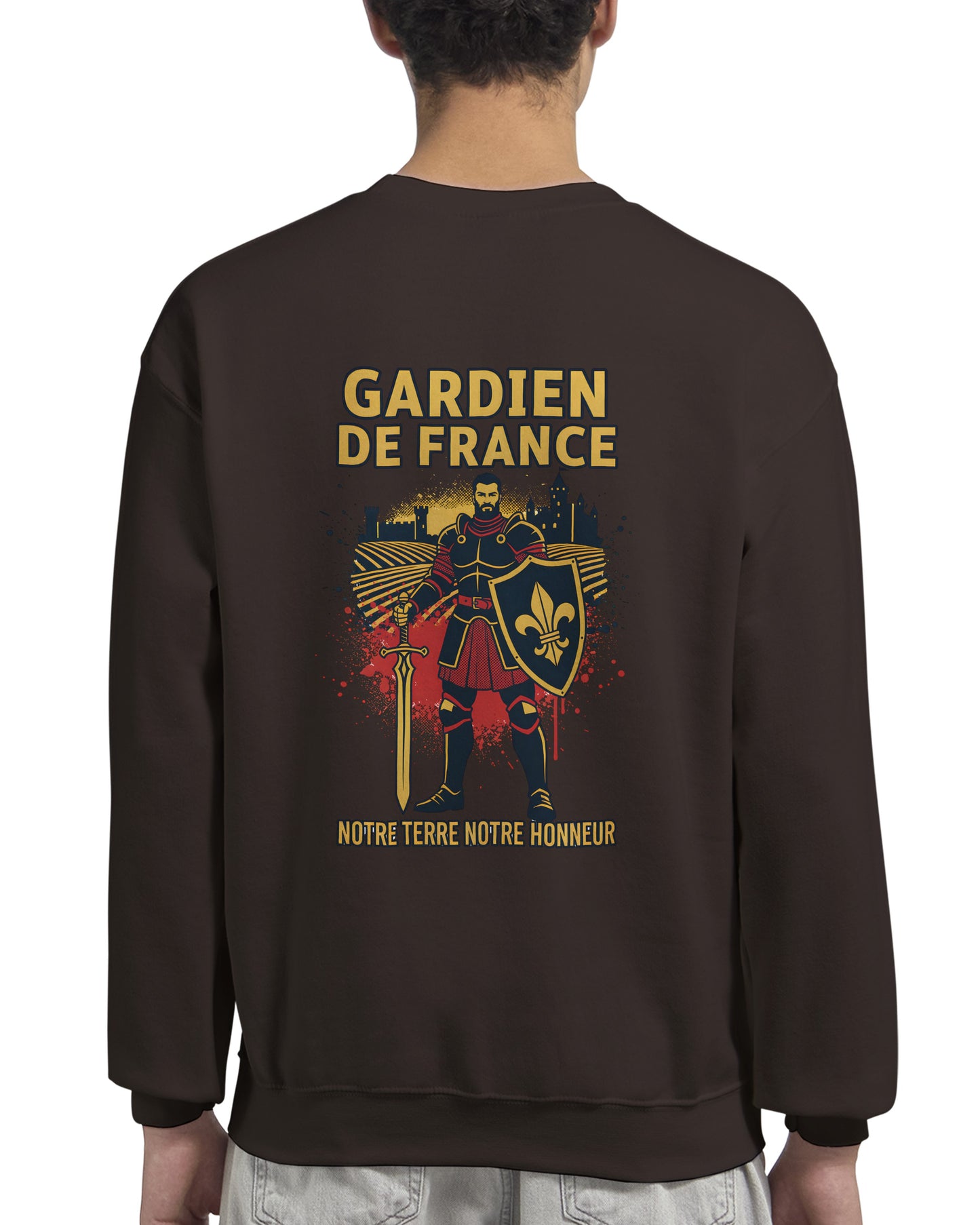Men's France Goalkeeper Classic Crewneck Sweatshirt | Gildan® 18000