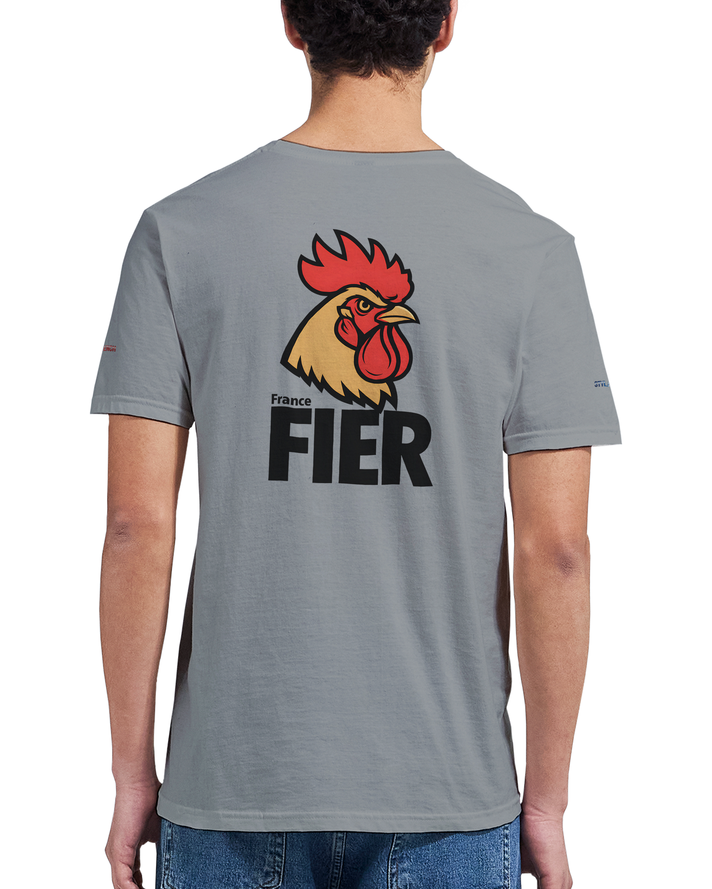 T-Shirt Herren Frankreich stolz klassischer Rundhalsausschnitt | Gildan® 64000